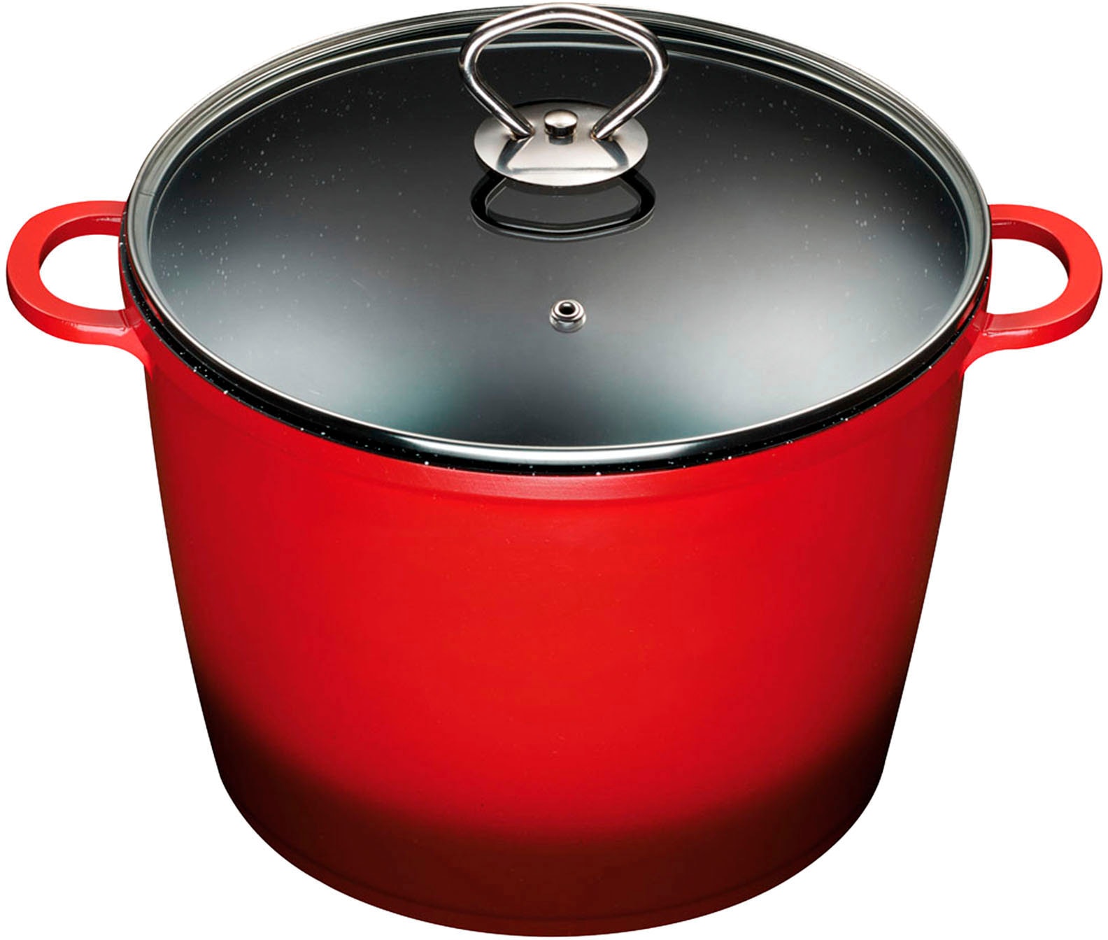 KING Kochtopf »XXL, Ø 24 cm«, Aluminiumguss, (Set, 8 tlg., 3 Schüsseln mit Deckeln: Ø17.5 Ø14.5 Ø12cm, 7 Liter XXL Kochtopf), Induktion, mit Glasdeckel, langlebige Antihaft-Keramikbeschichtung