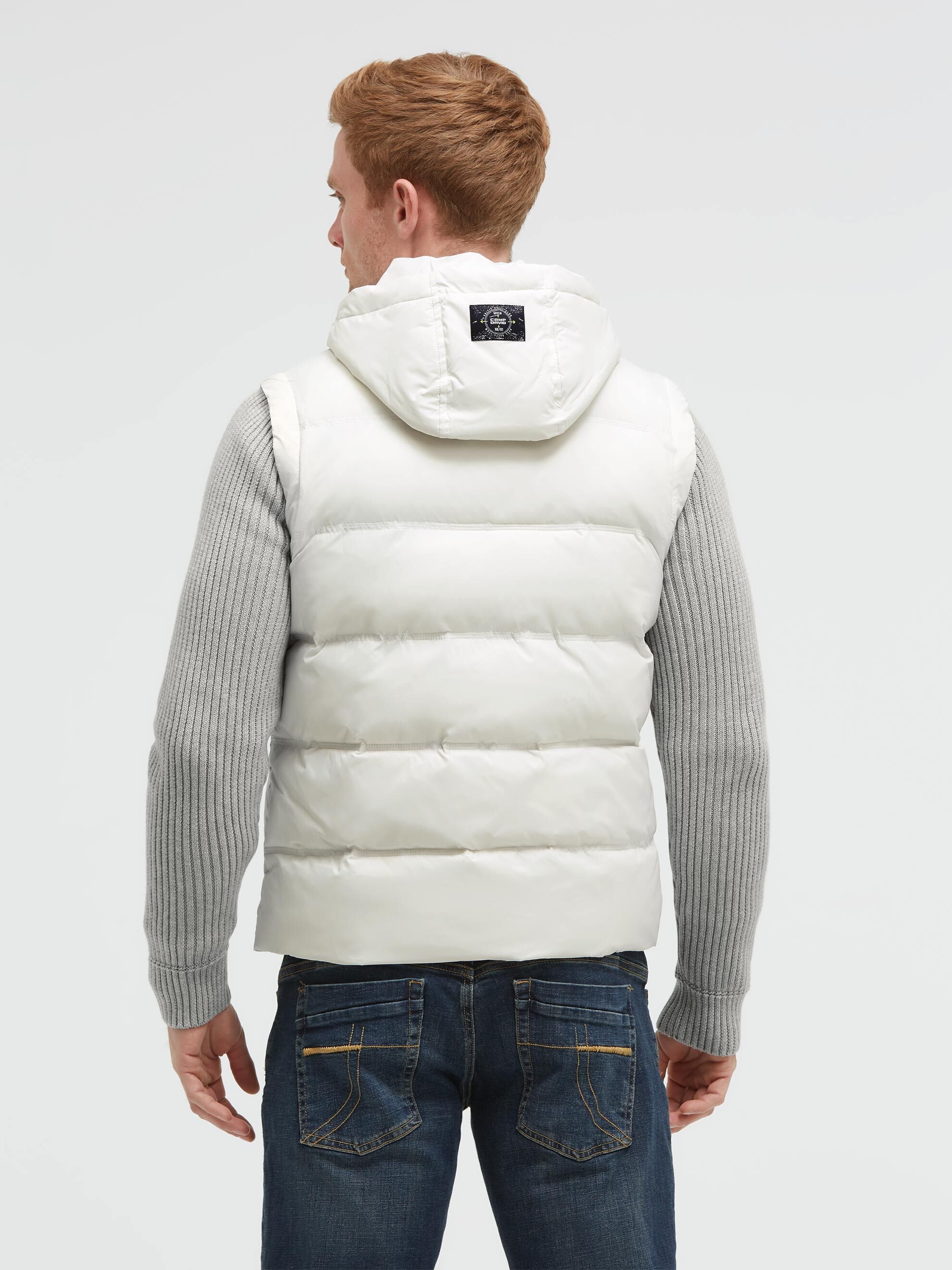 CAMP DAVID Winterjacke mit Kapuze mit abnehmbaren Ärmeln