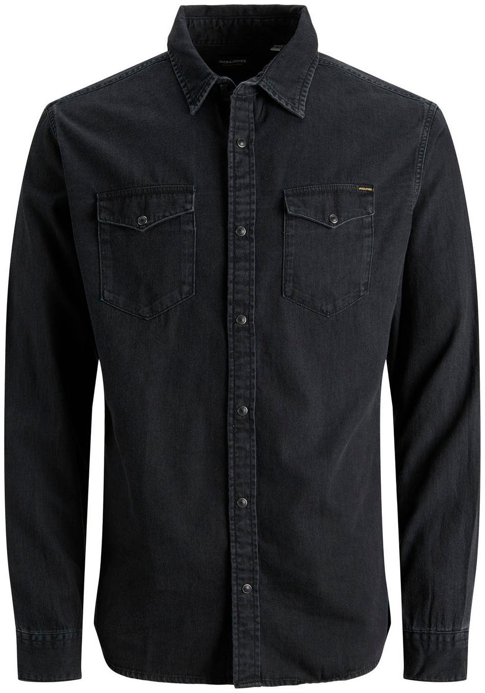 Jack & Jones Essential Sheridan Long Sleeve Shirt Black Denim M 3