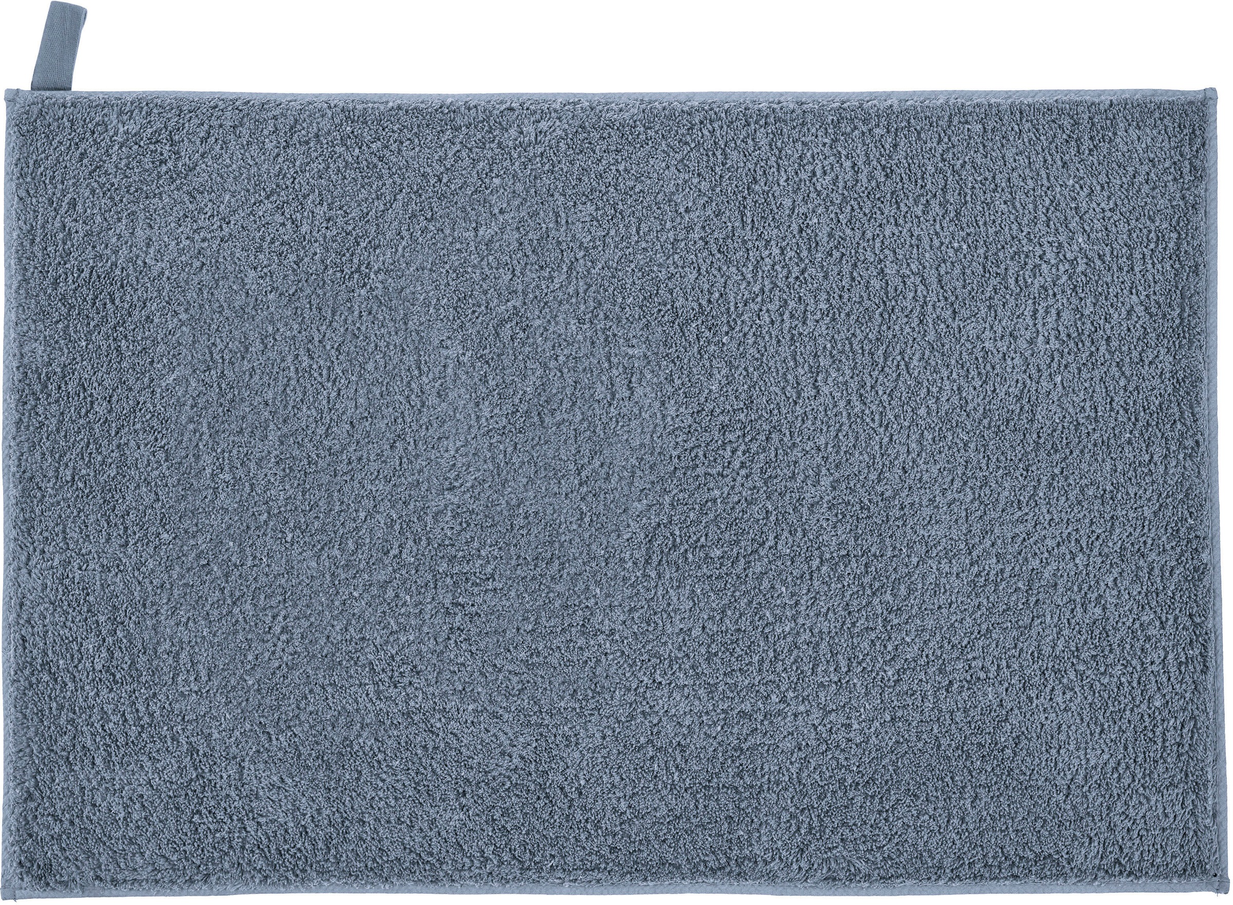 Kleine Wolke Badematte »Vita, Badvorleger, Badezimmer Teppich« Höhe 12 mm rutschhemmend beschichtet fußbodenheizungsgeeignet Badteppich, Uni Farben, mit Schlaufe