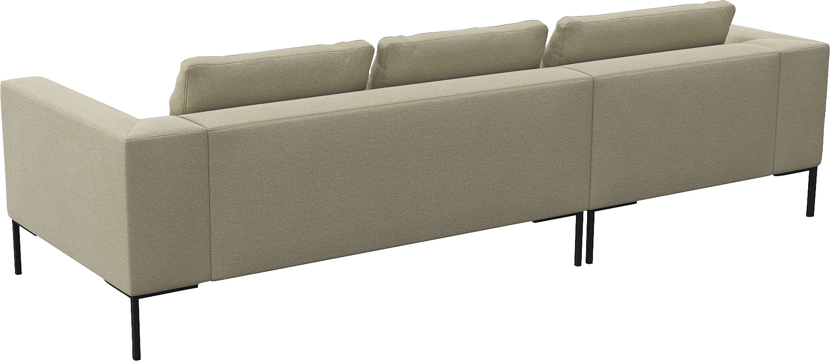 Thumbnail - FLEXLUX Ecksofa "Loano, toller Sitzkomfort, L-Form", modernes Sofa, frei im Raum stellbar, lose Kissen, Kaltschaum im Si...