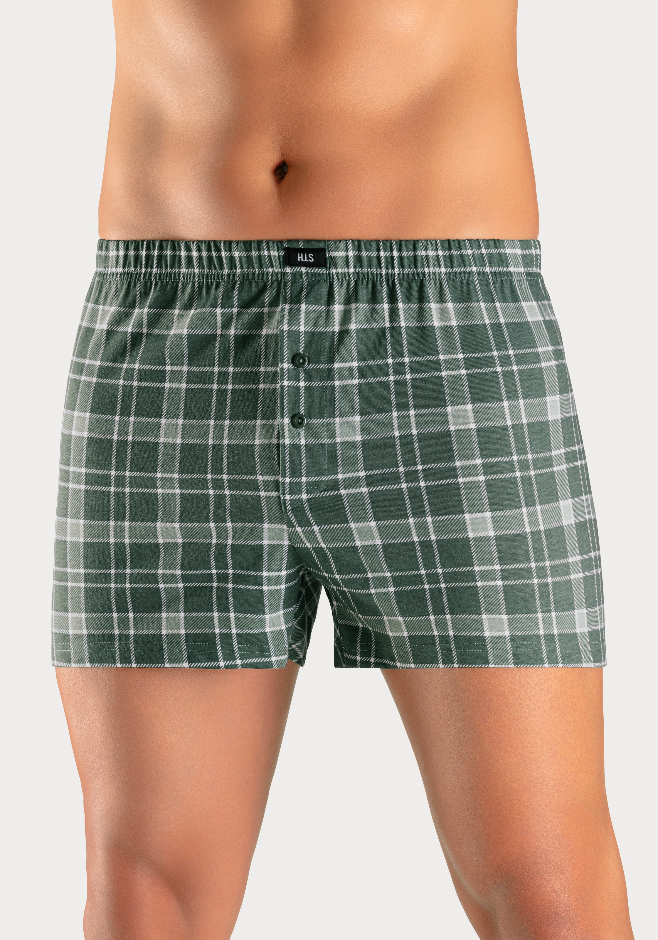 H.I.S Boxer "Boxershorts für Herren" Packung, 2 Stk. in weiter Passform günstig online kaufen