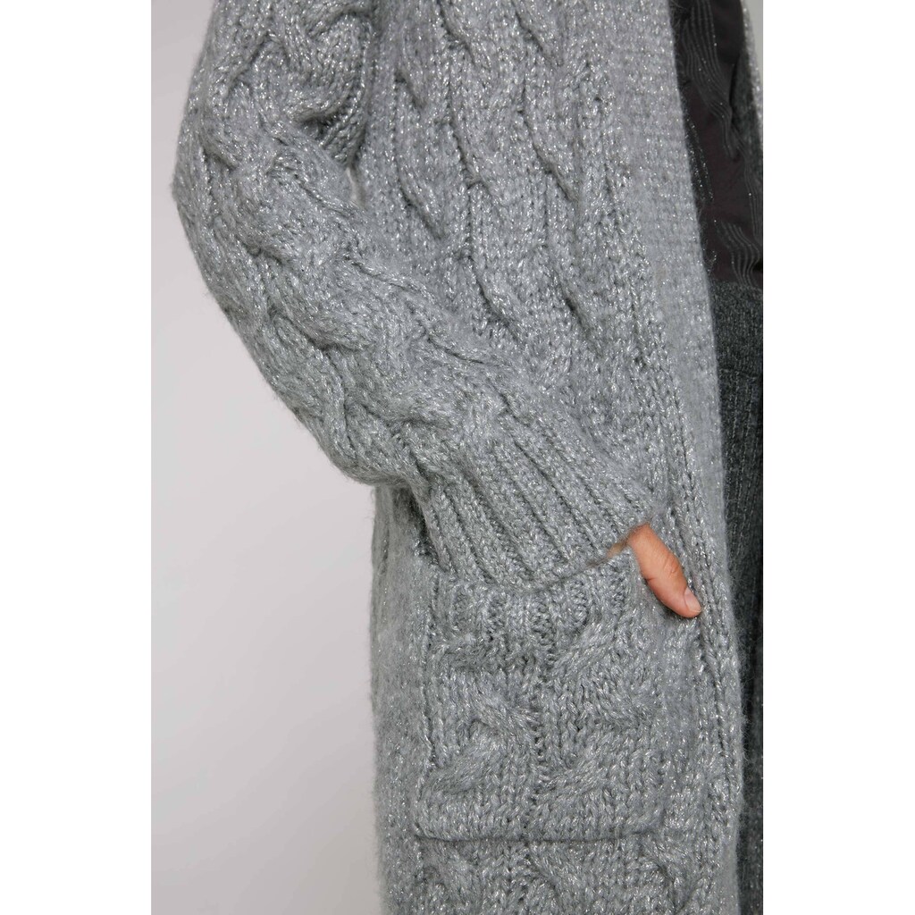 SOCCX Longstrickjacke