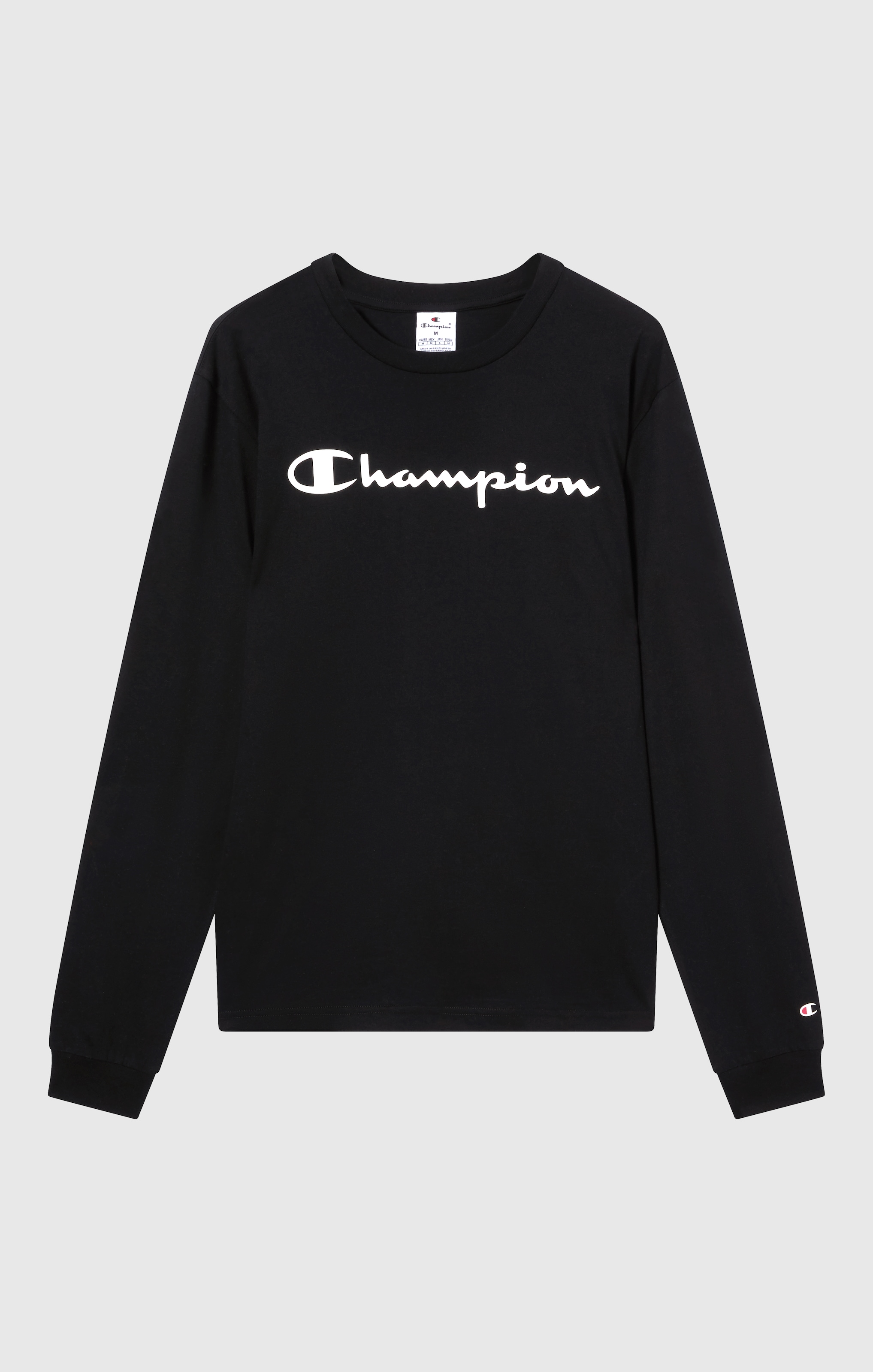 Champion T-Shirt »BASICS Long-Sleeve T-Shirt Large Logo«, (1 tlg.)