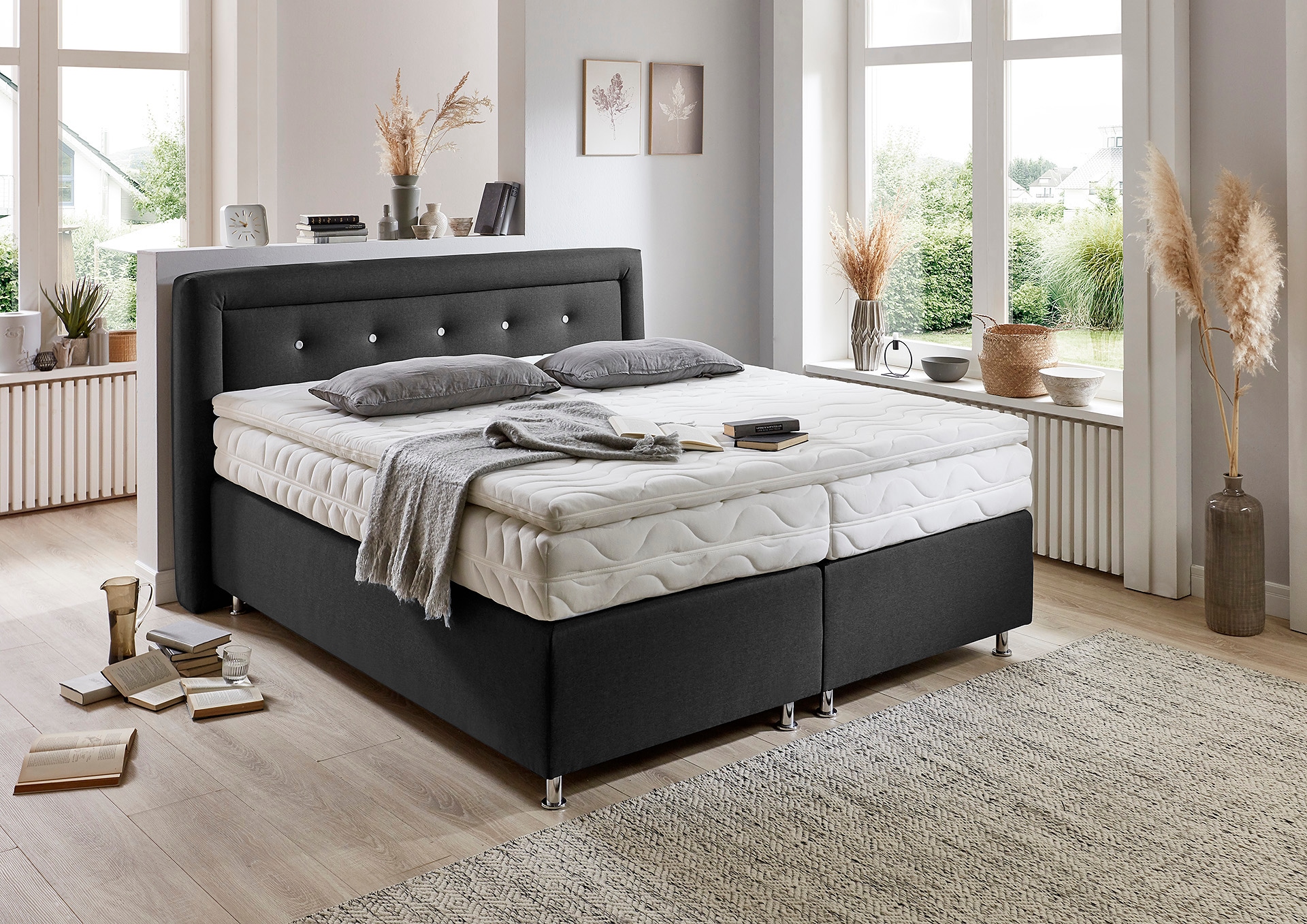 Westfalia Schlafkomfort Boxspringbett, wahlweise mit Topper