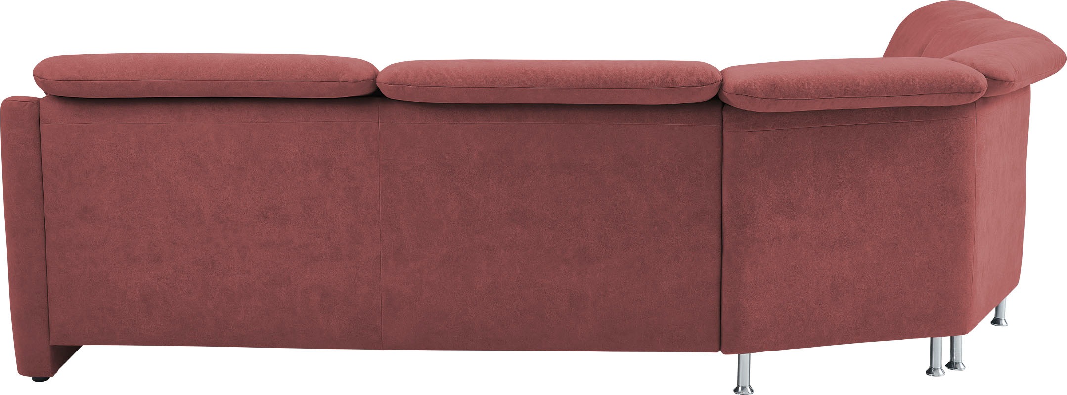 VILLA BECK Ecksofa »Garda L-Form«, (4 St.), inklusive Kopfteilverstellung, Stellmaß 309x277 cm