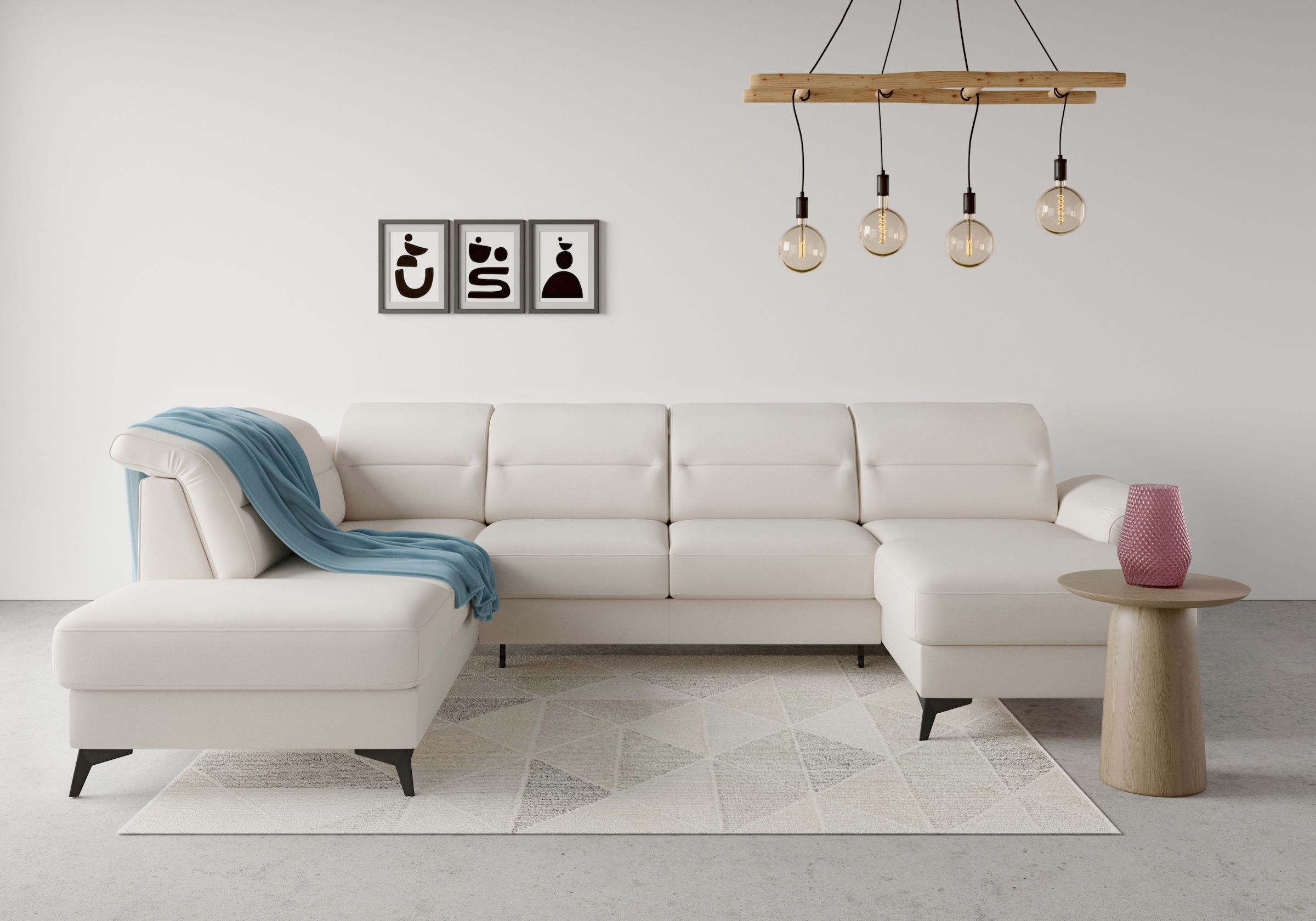 sit&more Wohnlandschaft "Sinatra U-Form" optional mit Kopfteilverstellung u günstig online kaufen