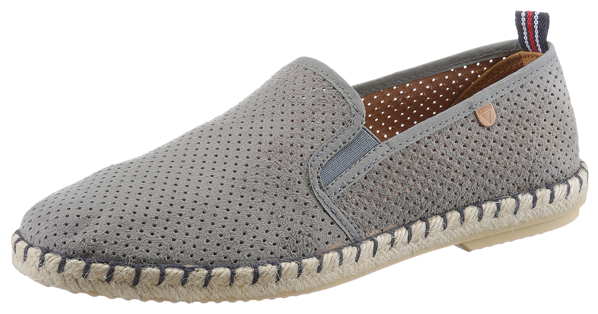 VERBENAS Espadrille "Tom Pacific", Loafer, Slipper, Sommerschuh, Strandschuh mit Stretcheinsätze