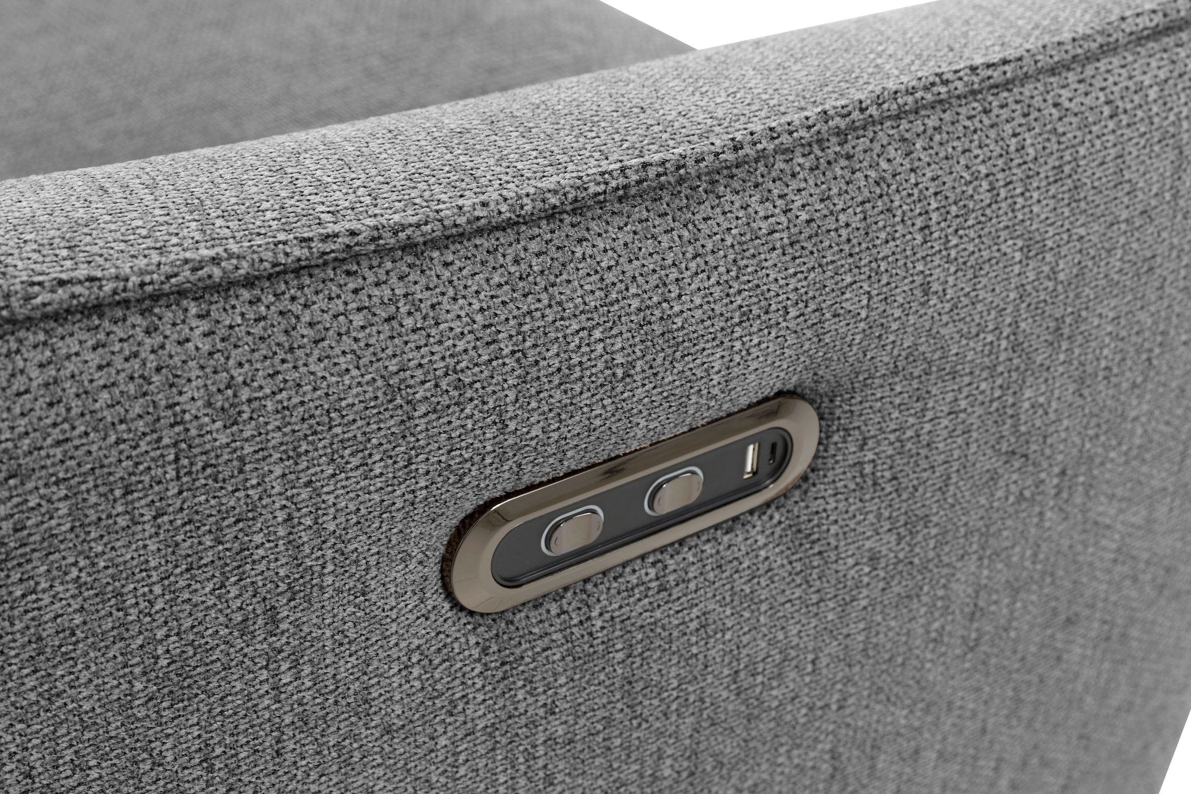 INOSIGN Ecksofa »TAYLER 3-Sitzer, L-Form (Breite 239cm), elektr. Relaxfunktion, USB A/C«, und Recamiere, Liegefunktion durch Recliner, Federkernpolsterung