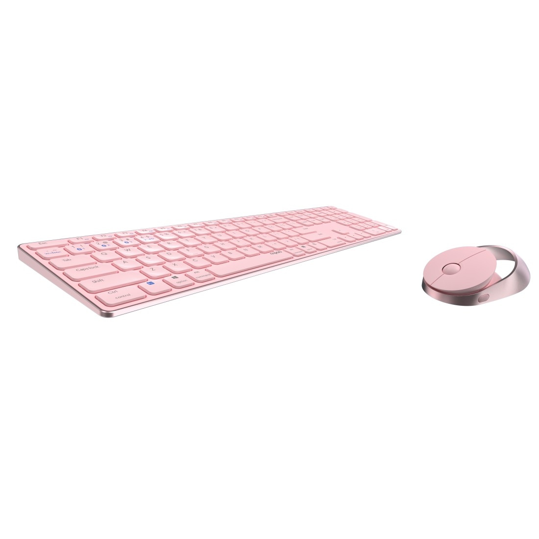 Rapoo Tastatur- und Maus-Set »9850M Kabelloses Multi-Mode-Deskset, DE-Layout, 2.4 GHz, 1600 DPI«