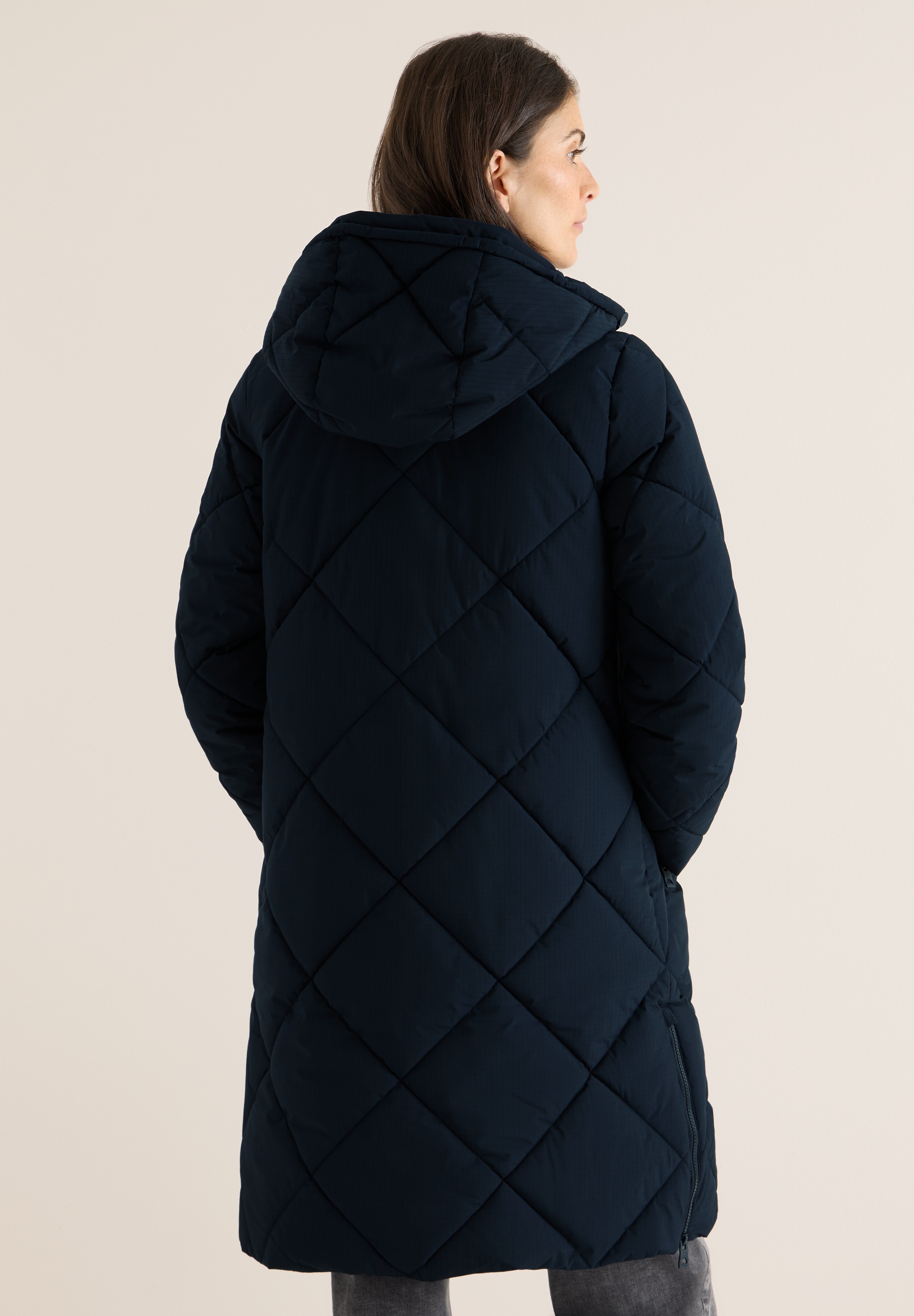 Cecil Steppmantel mit Kapuze günstig online kaufen