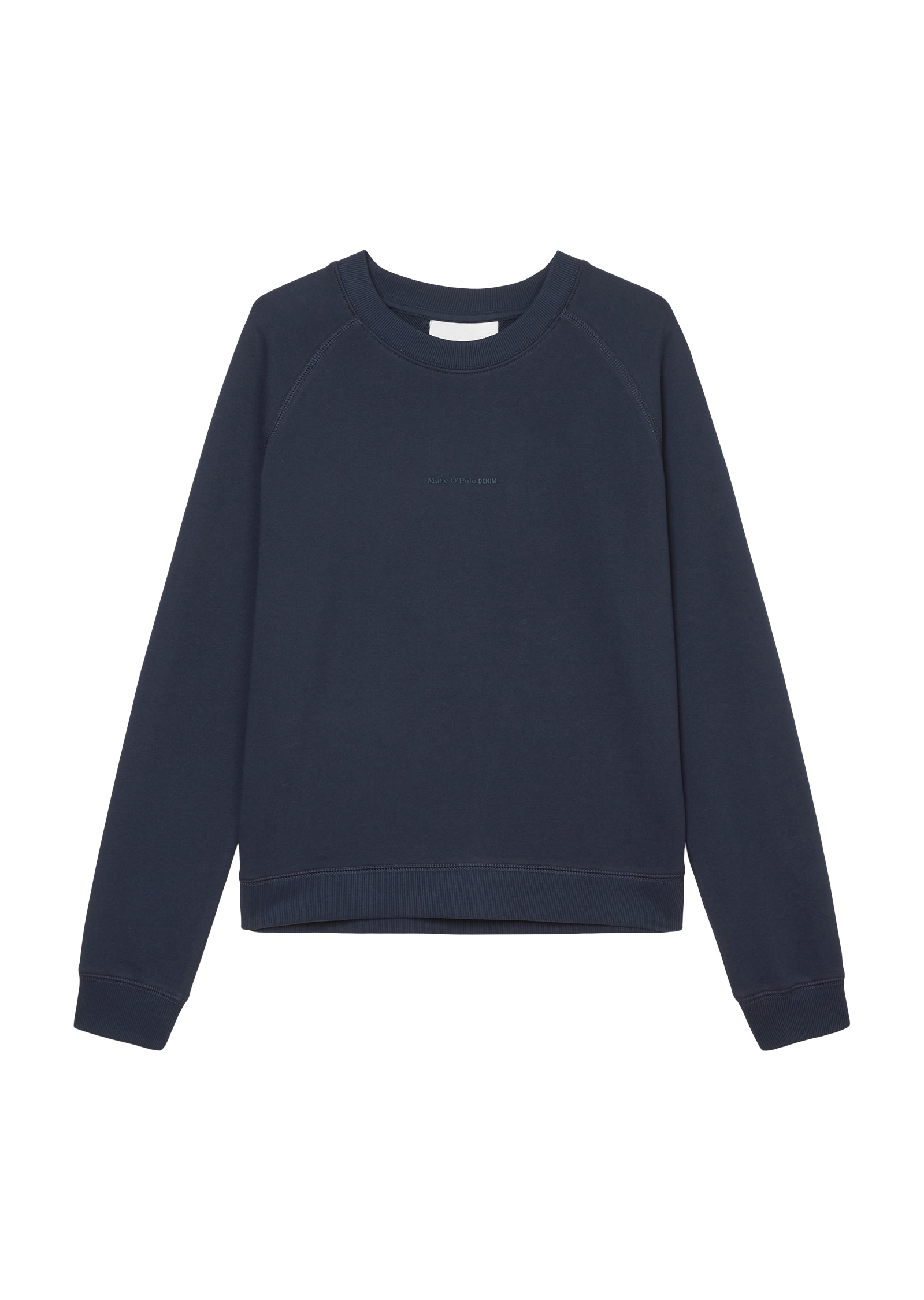 Marc O'Polo DENIM Sweatshirt, Im modernen O-Shape, locker geschnitten und Raglanärmeln