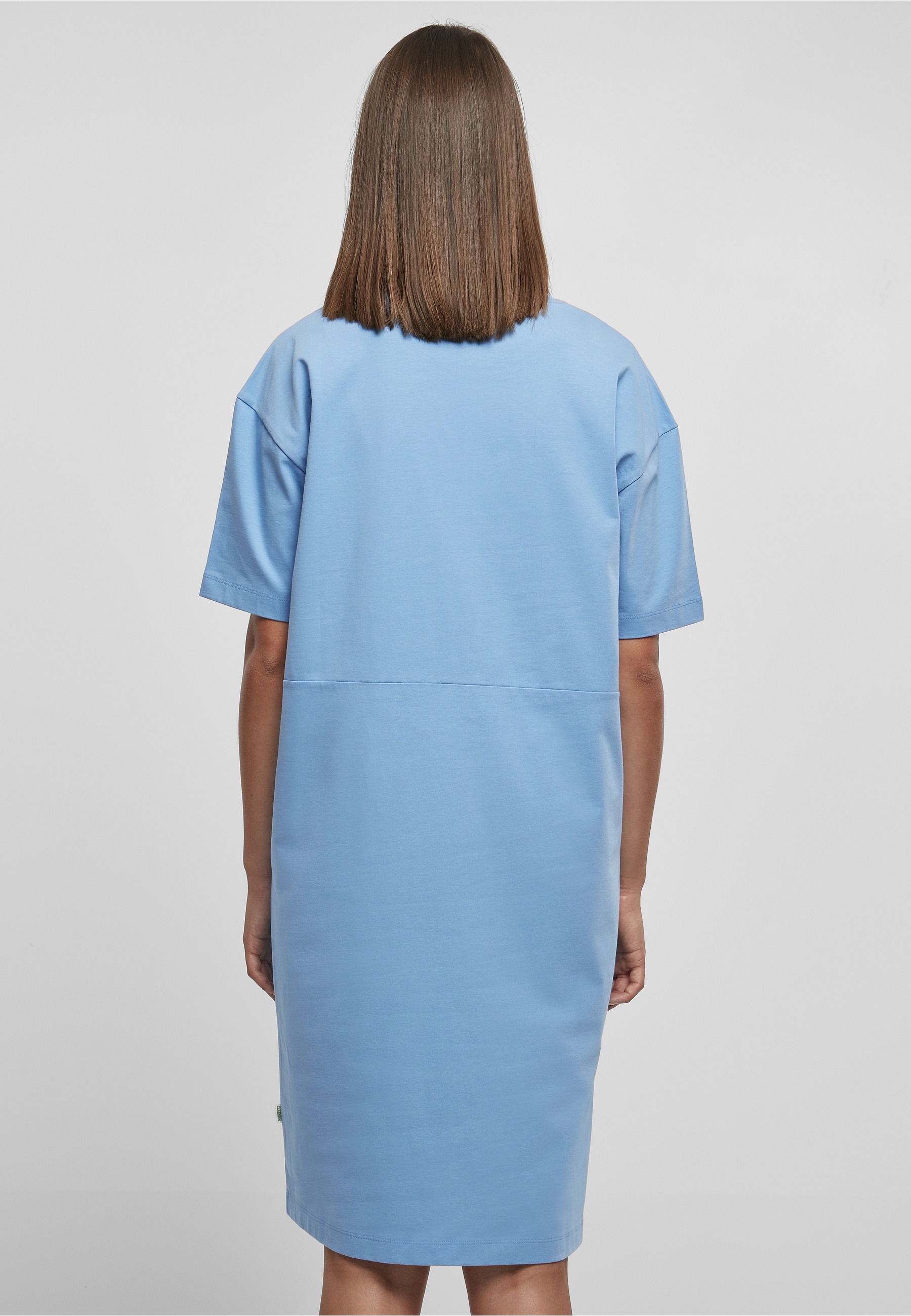 URBAN CLASSICS A-Linien-Kleid »Urban Classics Damen Ladies Organic Oversized Slit Tee Dress« 1 Stk. tlg.
