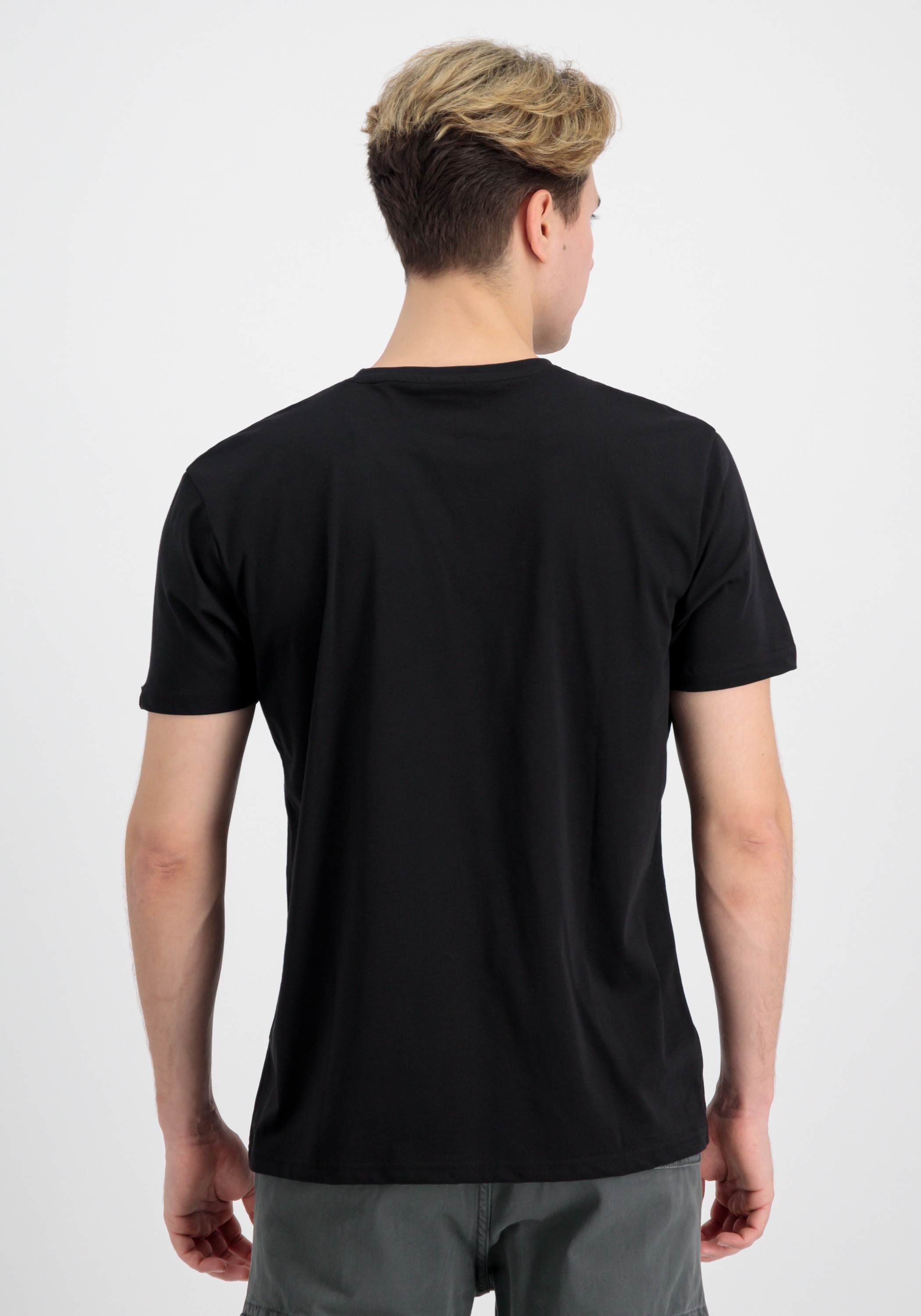 Alpha Industries T-Shirt "Alpha Industries Men - T-Shirts Basic T Small Log günstig online kaufen