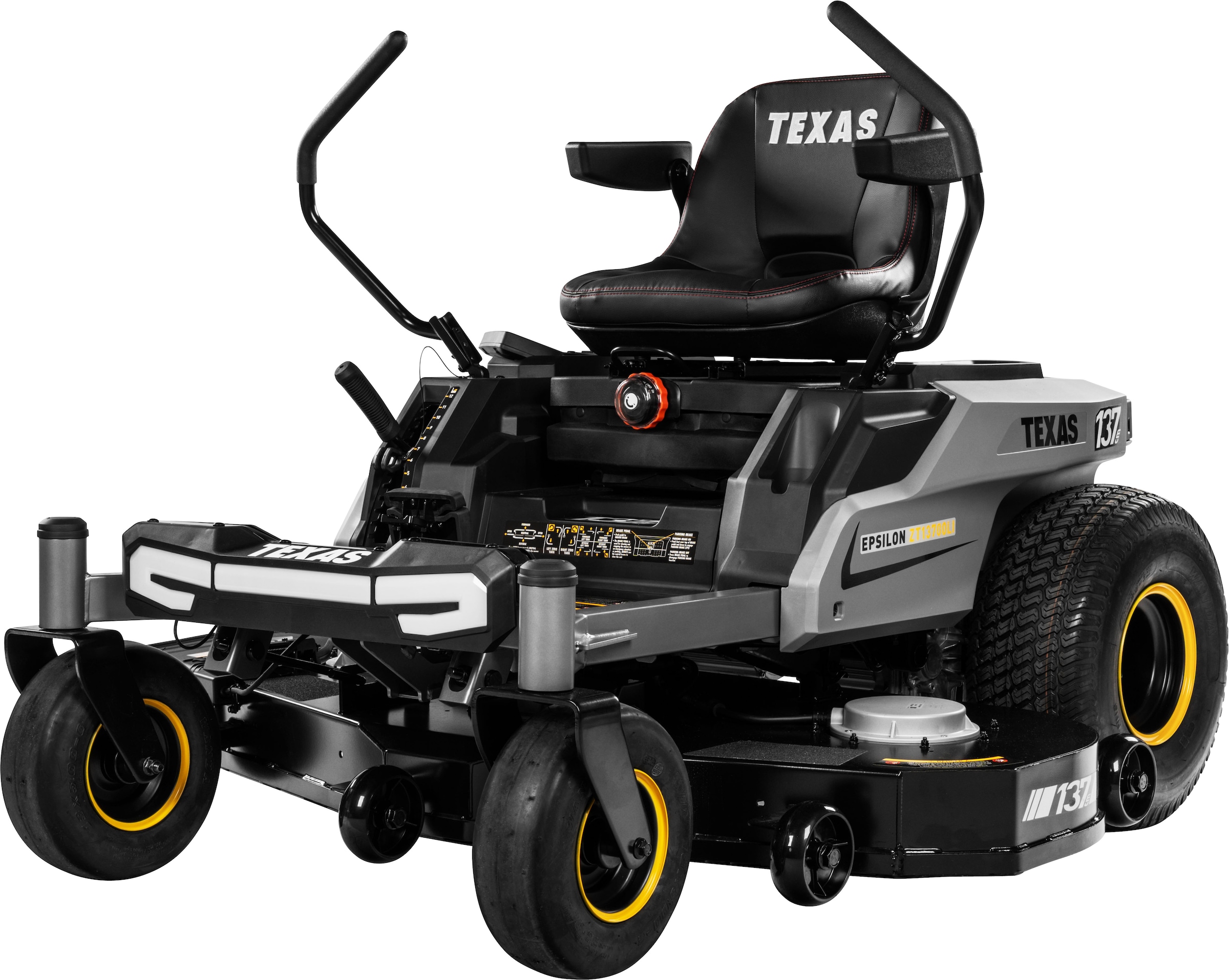 Texas Akku-Rasentraktor »Epsilon ZT13700Li« 72 V Akku, 12 Schnitthöhen
