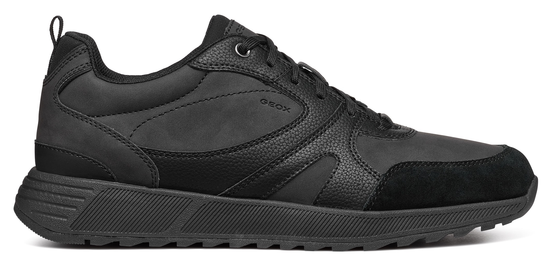 Geox Sneaker »U MOLVENO A«, Freizeitschuh, Halbschuh, Schnürschuh mit Plateausohle