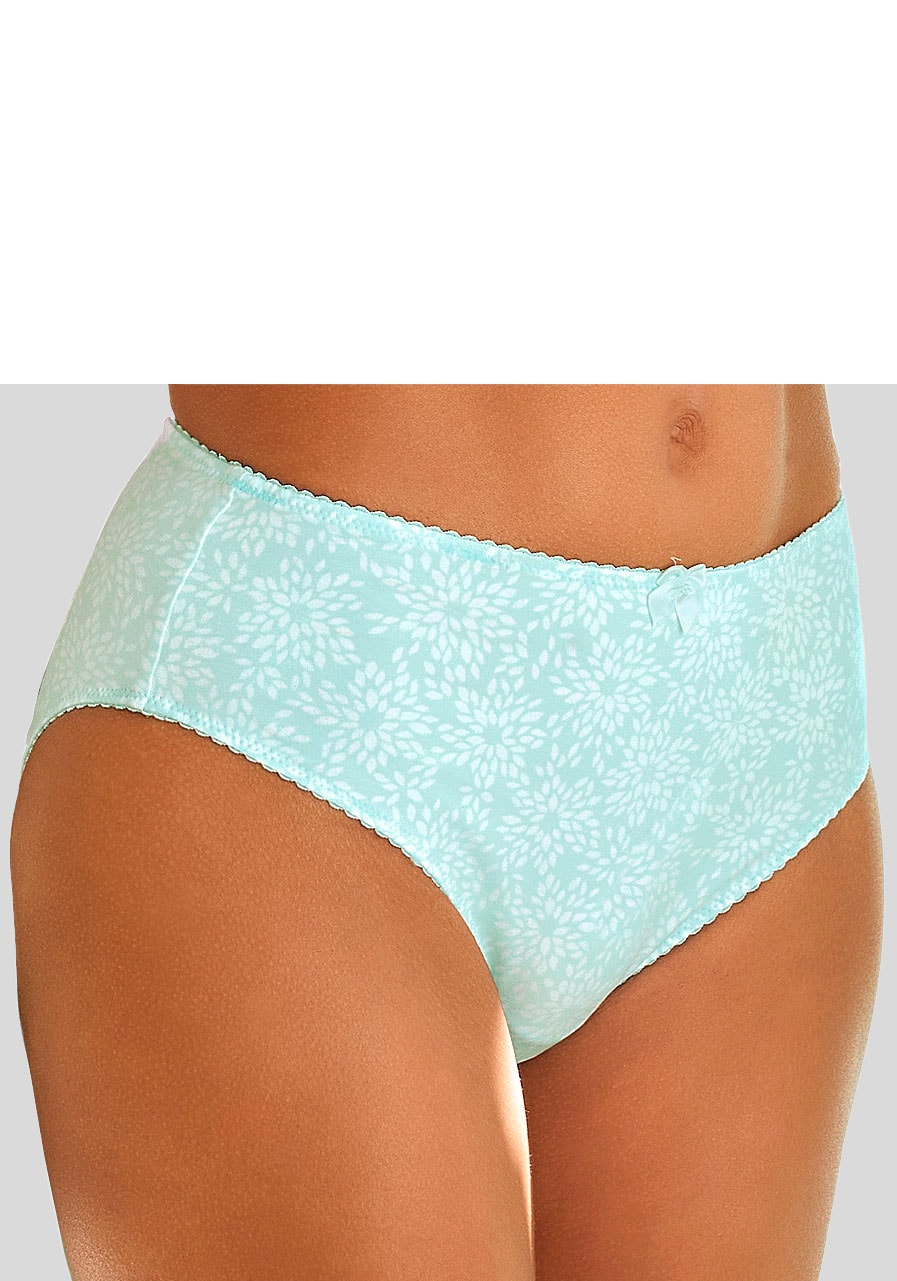 Nuance by Lascana Slip hoch geschnittener Slip, aus Baumwolle, als Wäsche-Set kombinierbar