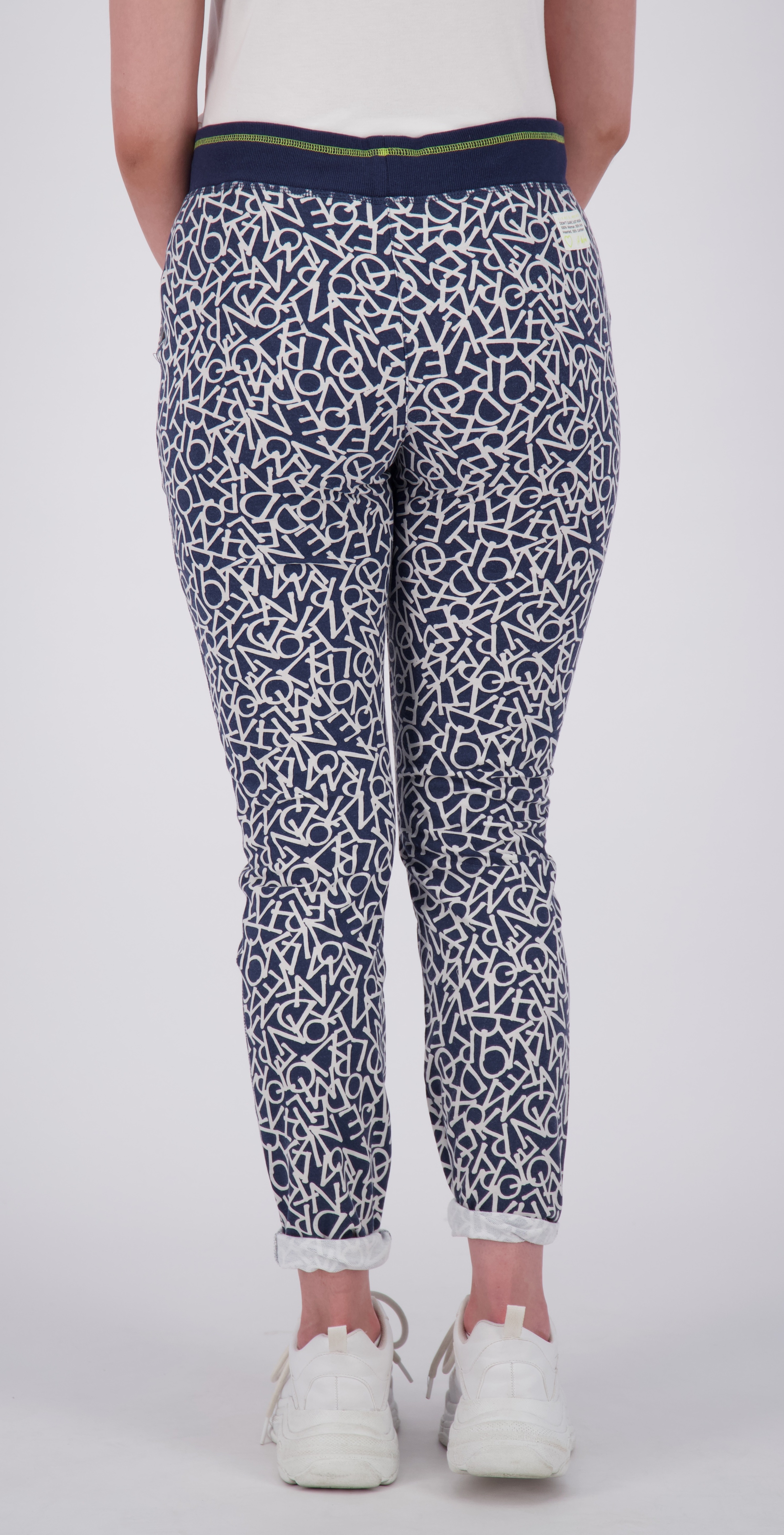 Thumbnail - LPO Sweathose "ADA WOMEN" elastischer Bund, Kordelzug, Allover Print