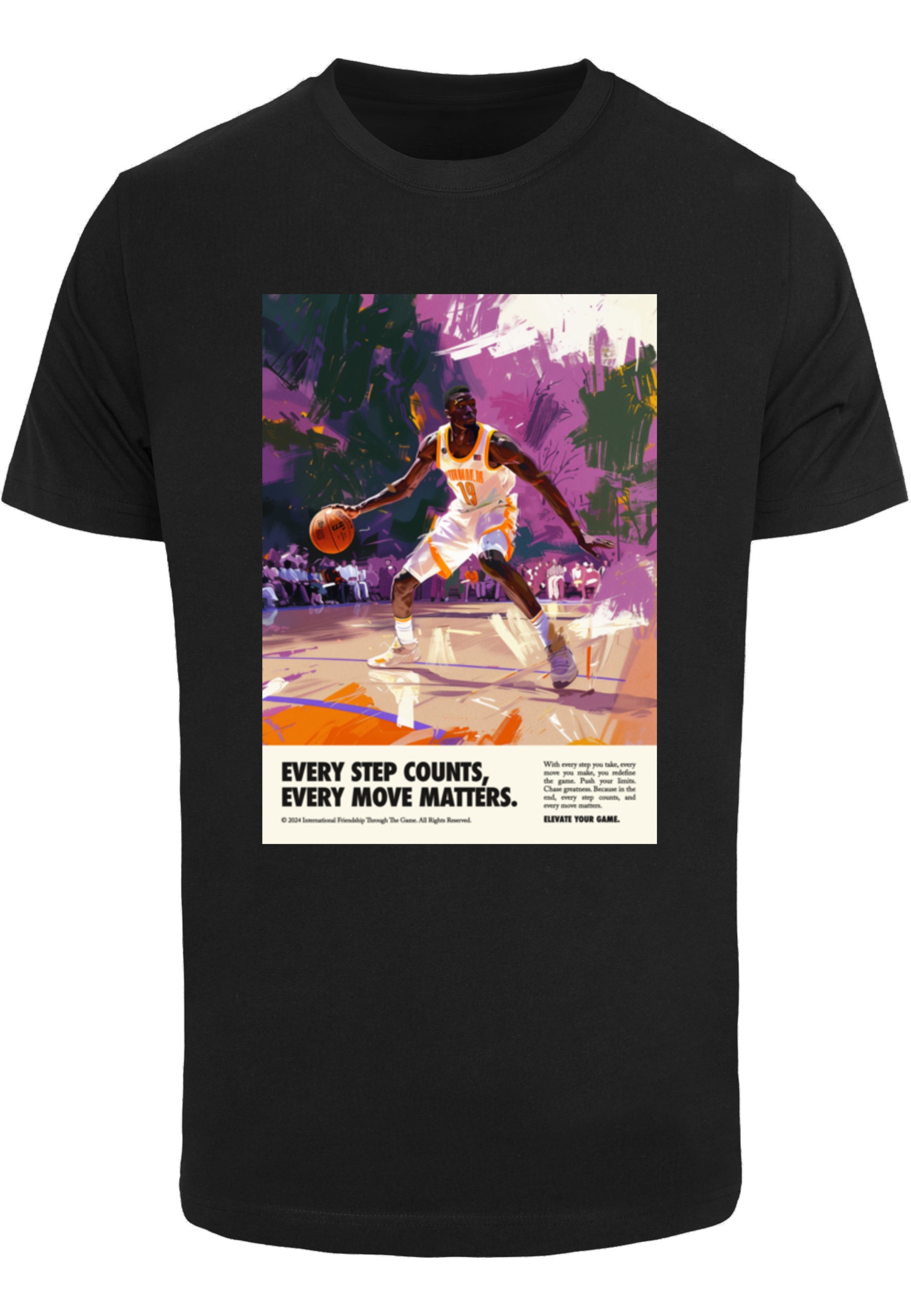 MisterTee T-Shirt "MisterTee Every Step Counts Tee" 1 Stk. günstig online kaufen