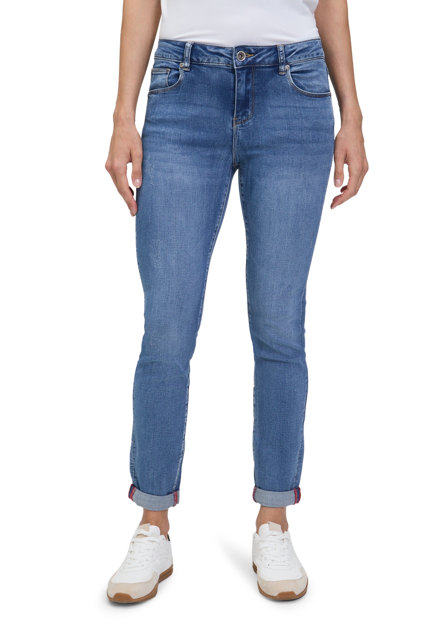 Betty Barclay Slim-fit-Jeans "Damen Basic-Jeans mit Waschung" günstig online kaufen
