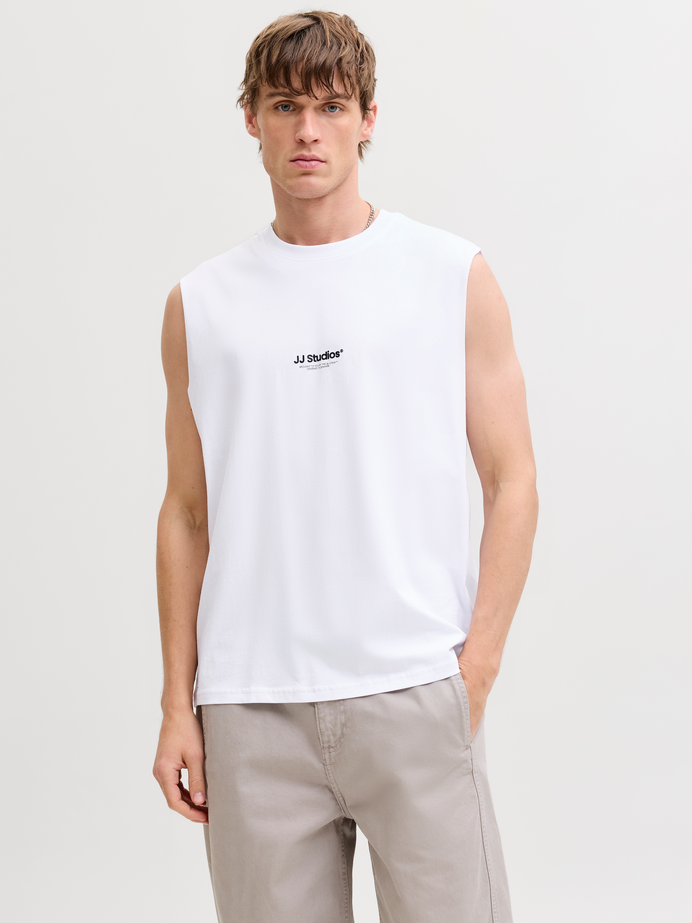 Jack & Jones Muscleshirt "JJESOHO SLEEVELESS TEE SN" mit Logobranding günstig online kaufen