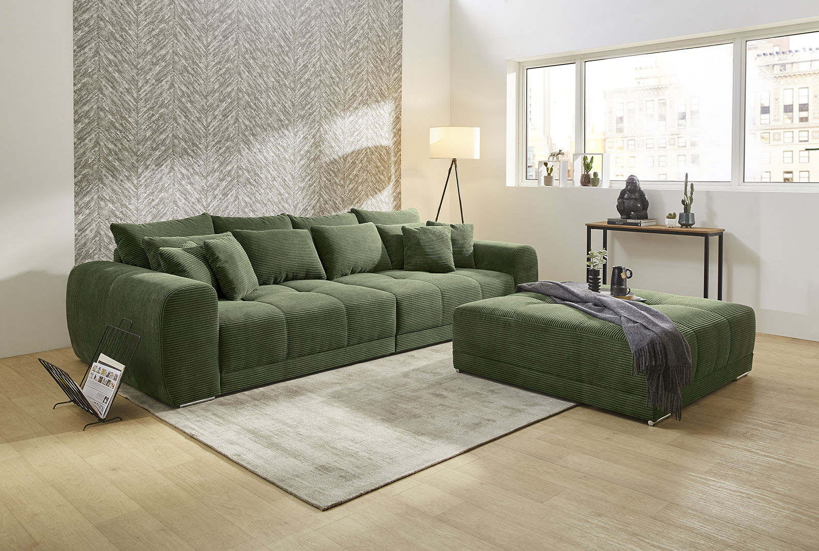 Thumbnail - Jockenhöfer Gruppe Hocker "Moldau XXL, B: 120 cm" Mega-Hocker im XXL-Format