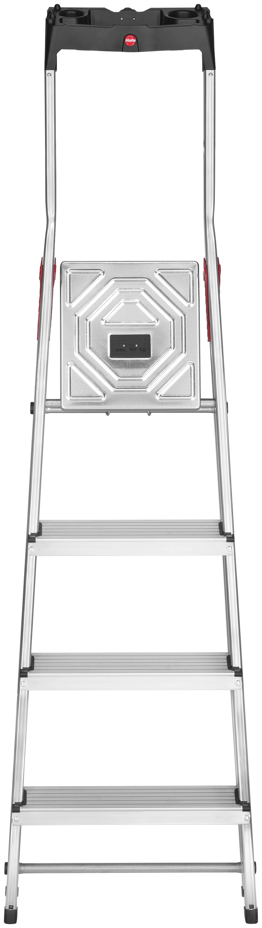 Hailo Stehleiter "L60 StandardLine" Alu-Sicherheits-Stehleiter 4 Stufen günstig online kaufen