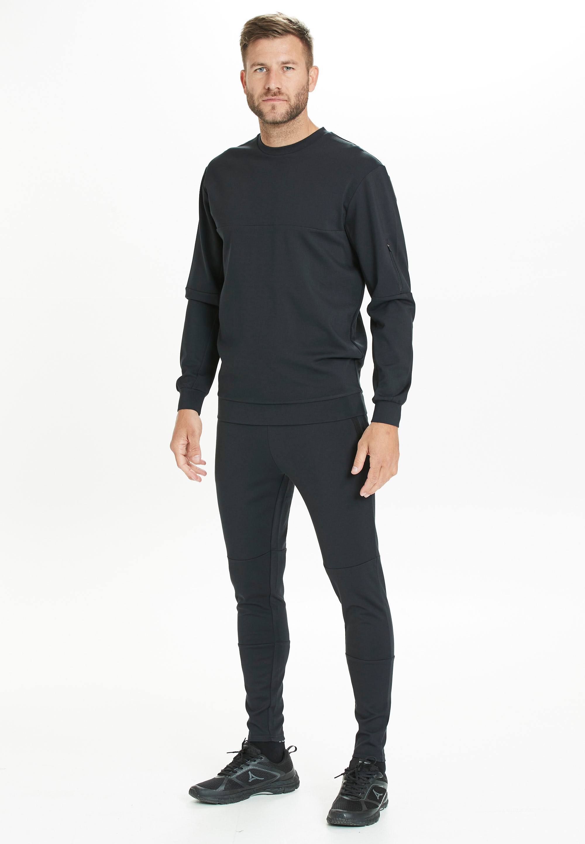 Virtus Sweatshirt »Leislon M Crew Neck«, mit praktischer Ärmeltasche