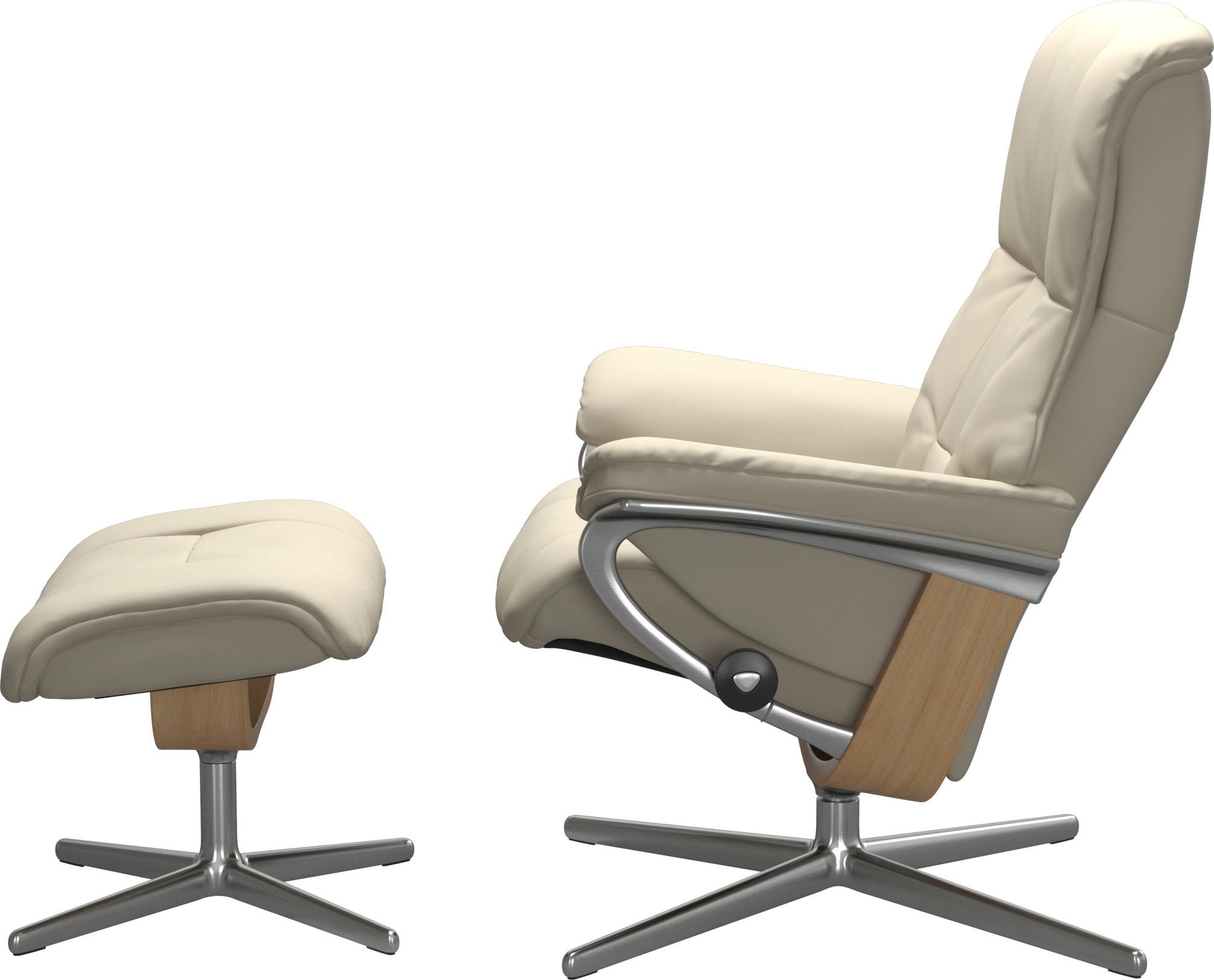 Stressless® Relaxsessel »Mayfair«, mit Cross Base, Größe S, M & L, Holzakzent Eiche