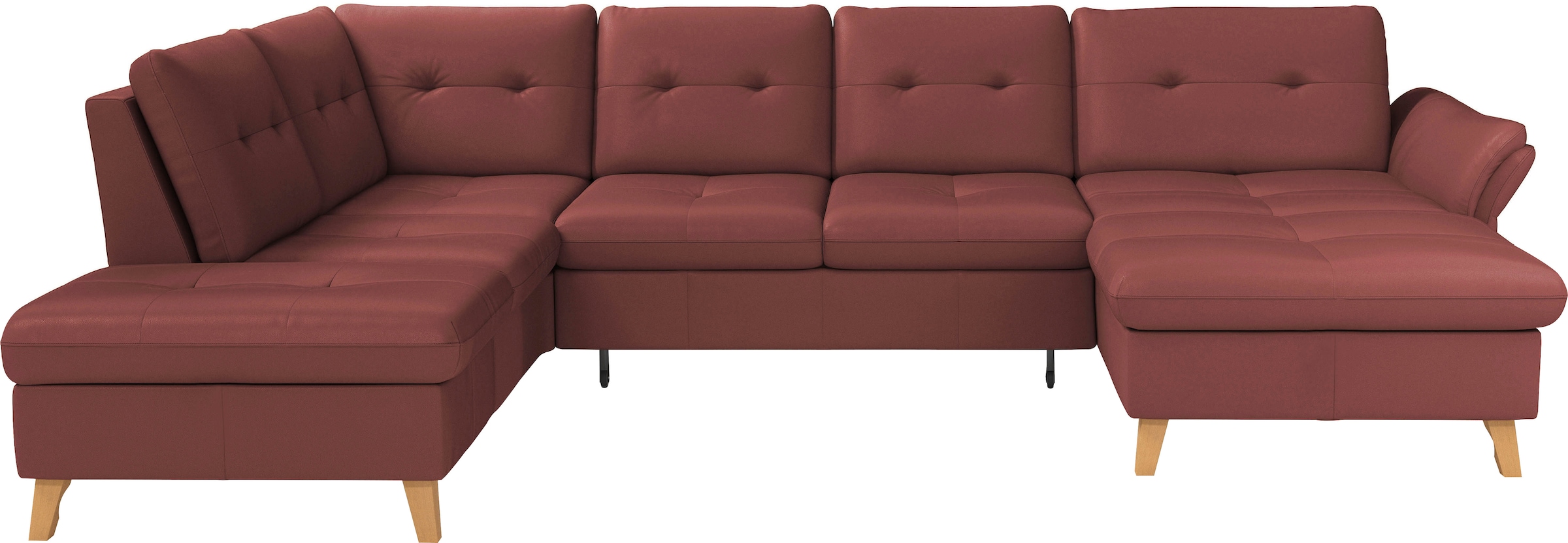 sit&more Wohnlandschaft "Göteborg" inkl. Sitztiefenverstellung, wahlweise mit Bettfunktion & Bettkasten