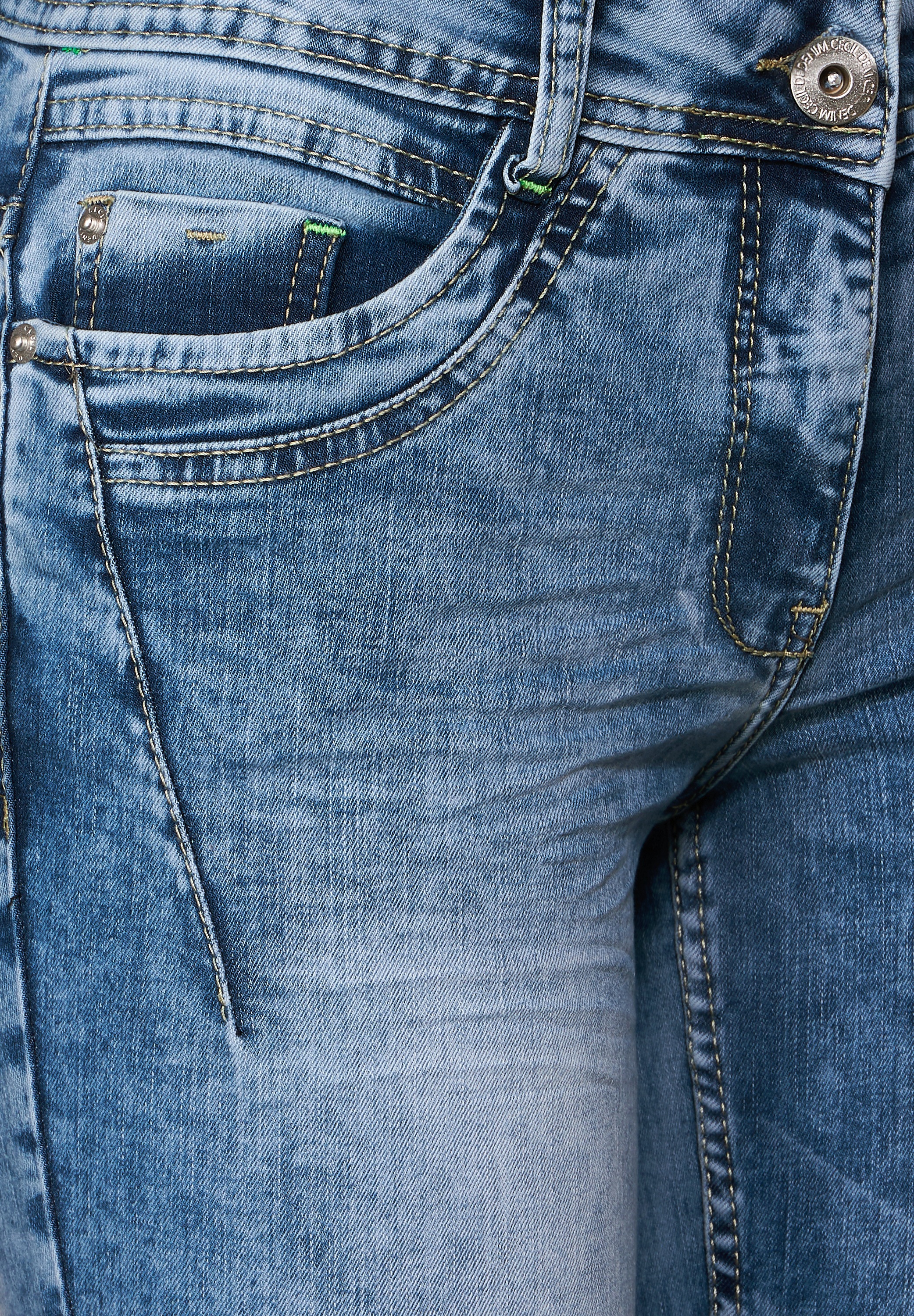Cecil Slim-fit-Jeans, Middle Waist