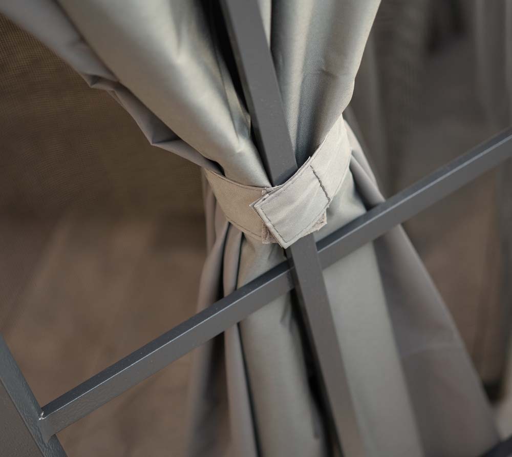Sojag Pavillon »Savino 1214«, BxT: 338x397 cm, Aluminiumgestell