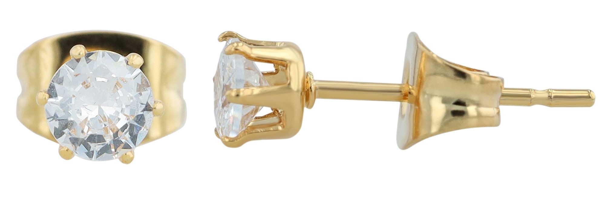 Adelia´s Paar Ohrhänger "Damen Ohrringe – Ohrstecker aus Edelstahl mit Zirk günstig online kaufen