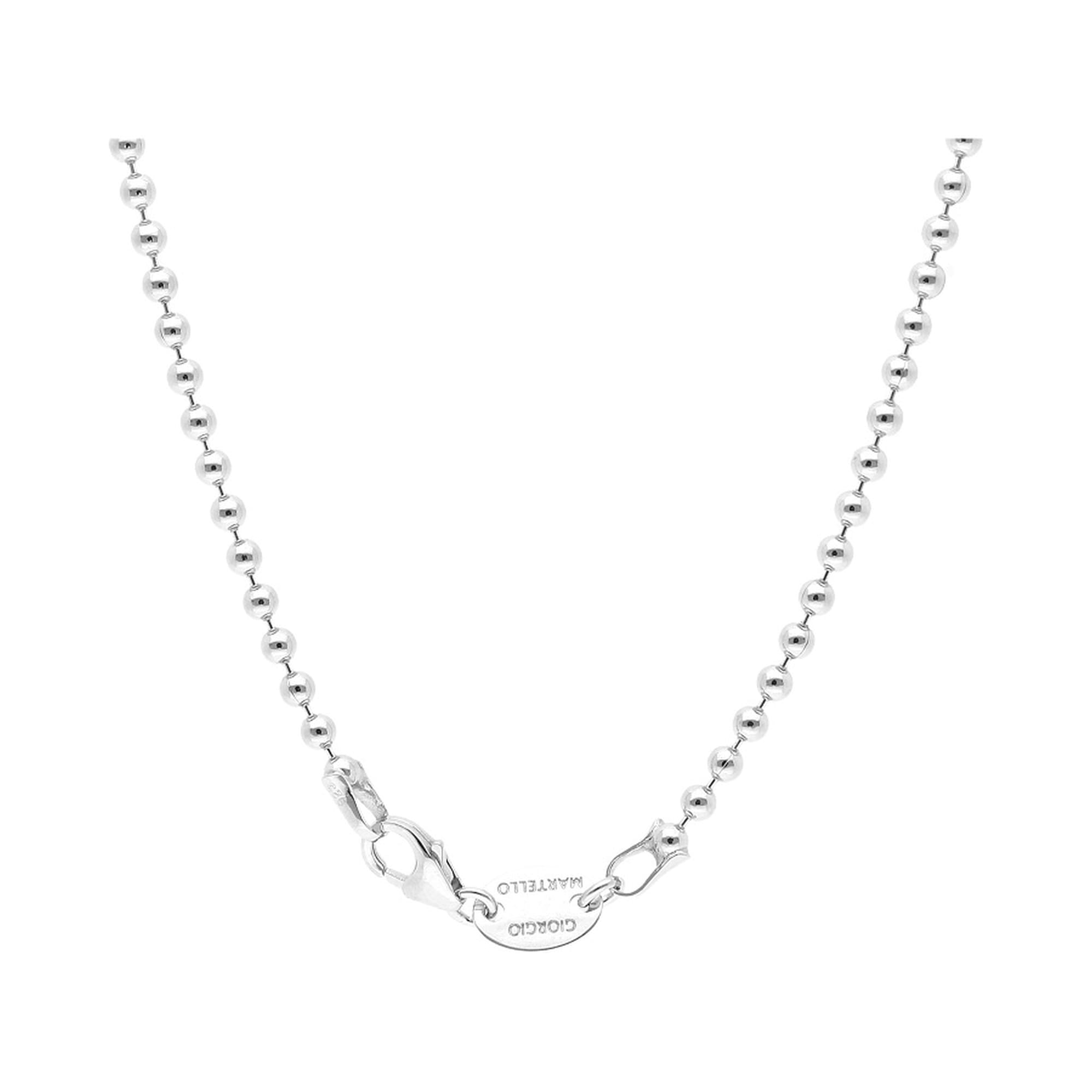 Silberkette »im Kugelketten Stil massiv 80 cm, Silber 925«