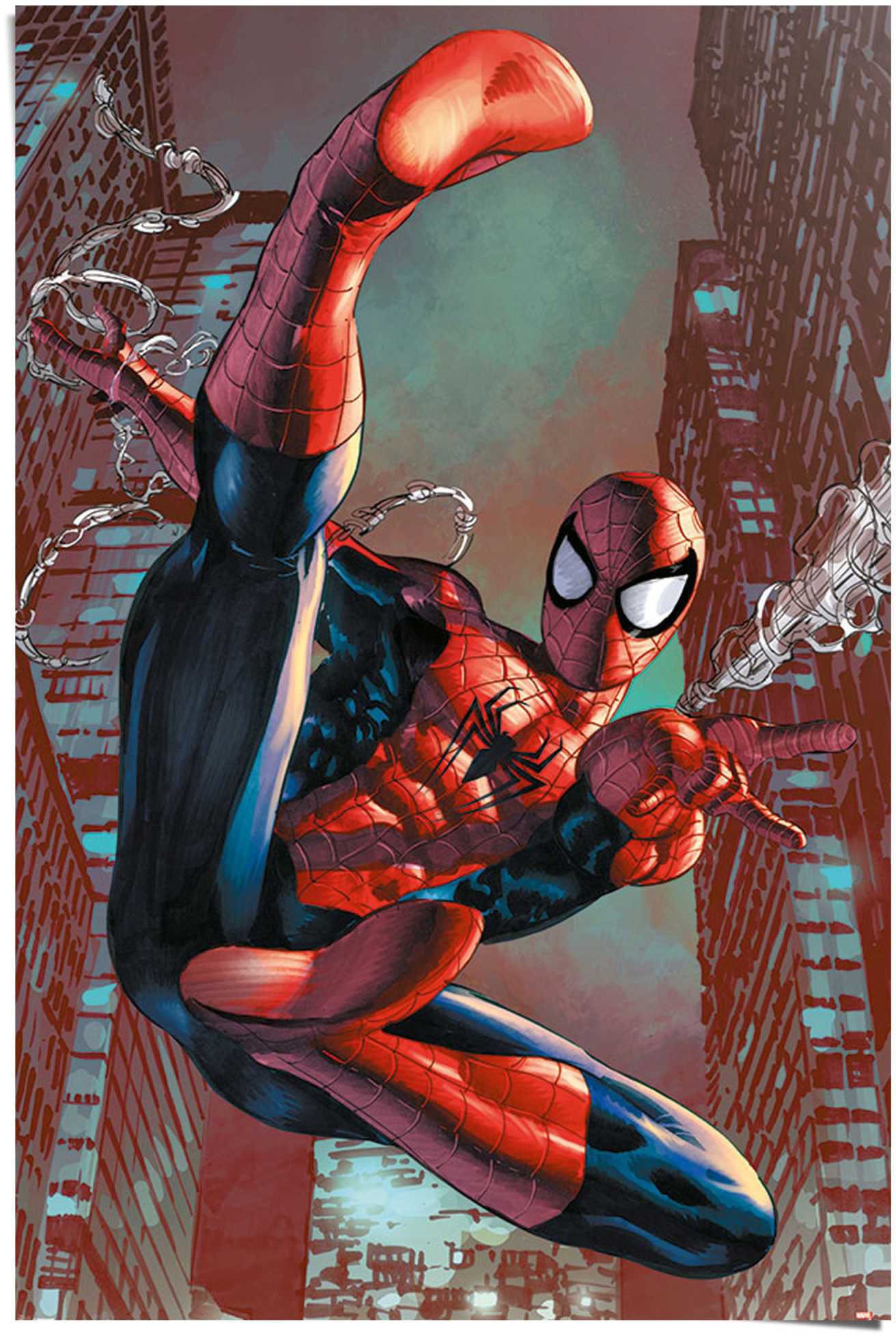 Reinders Poster "Poster Spider-Man" Comic 1 Stk. tlg. günstig online kaufen