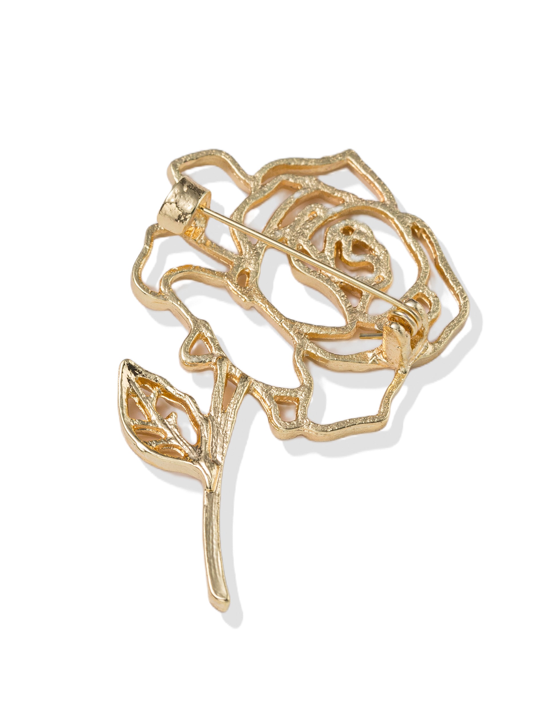 Aniston JEWELRY & WATCHES Brosche »Schmuck Geschenk Messing Ansteckschmuck Rose« ()