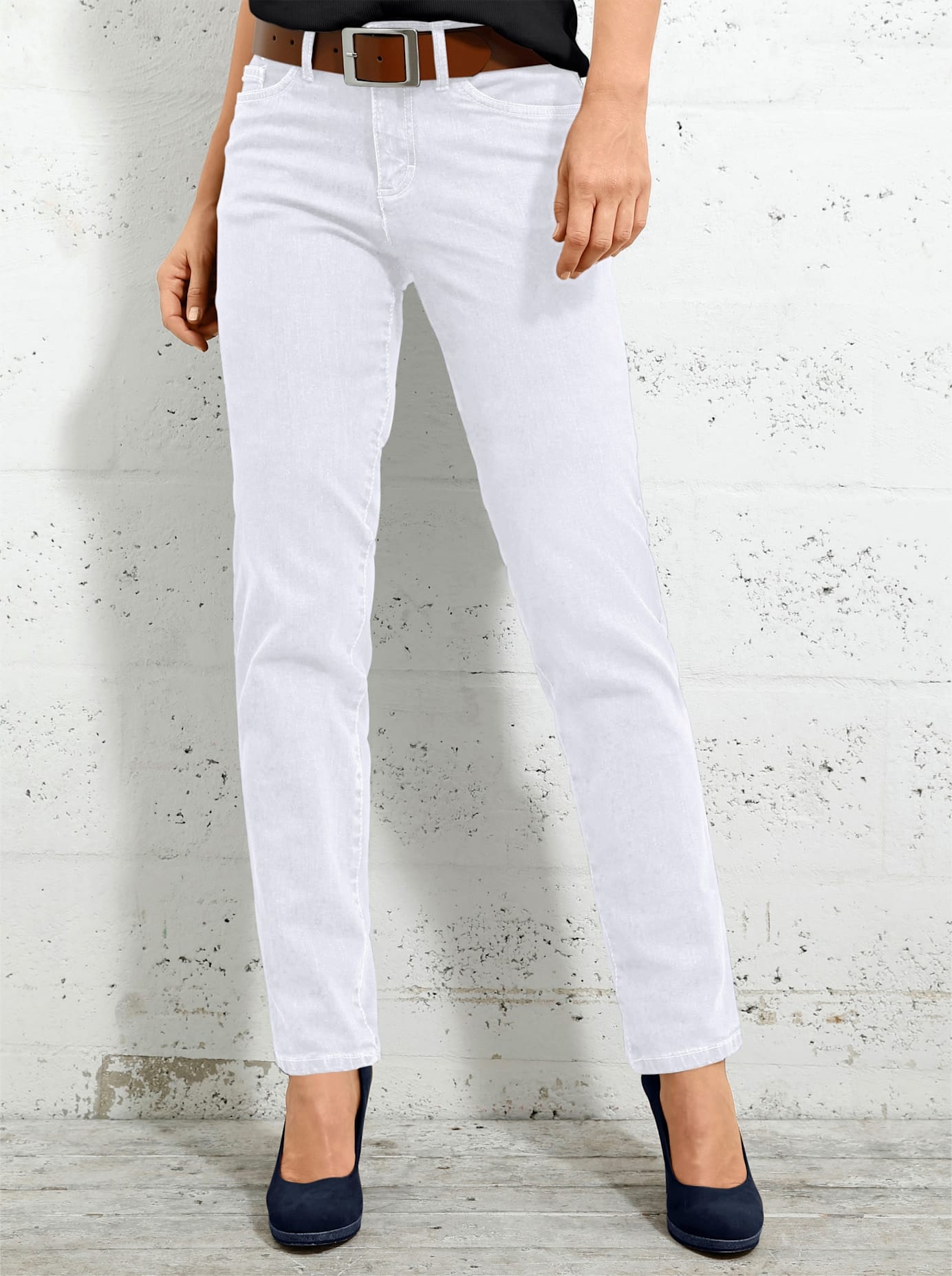 Inspirationen 5-Pocket Jeans Women's White 21