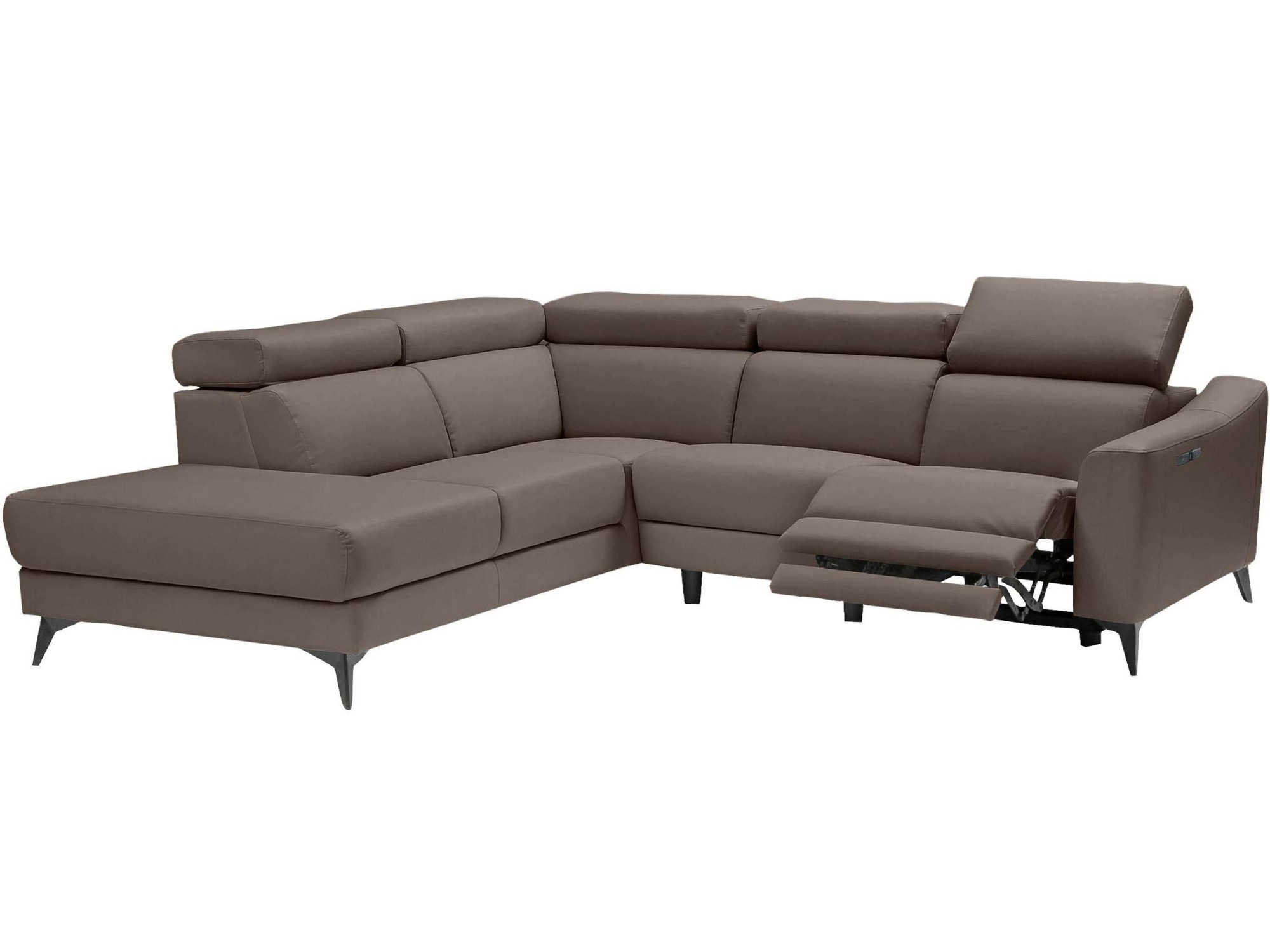 Thumbnail - Home affaire Ecksofa "Valerio" mit 1 elektrischer Relaxfunktion und USB-Anschluß