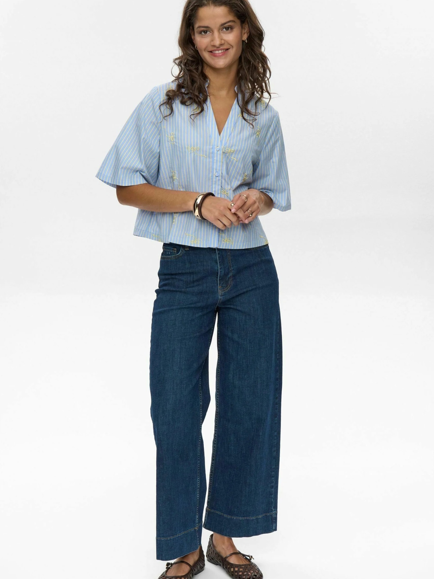 nümph Langarmhemd »Nümph SHIRT NUMELANIE«
