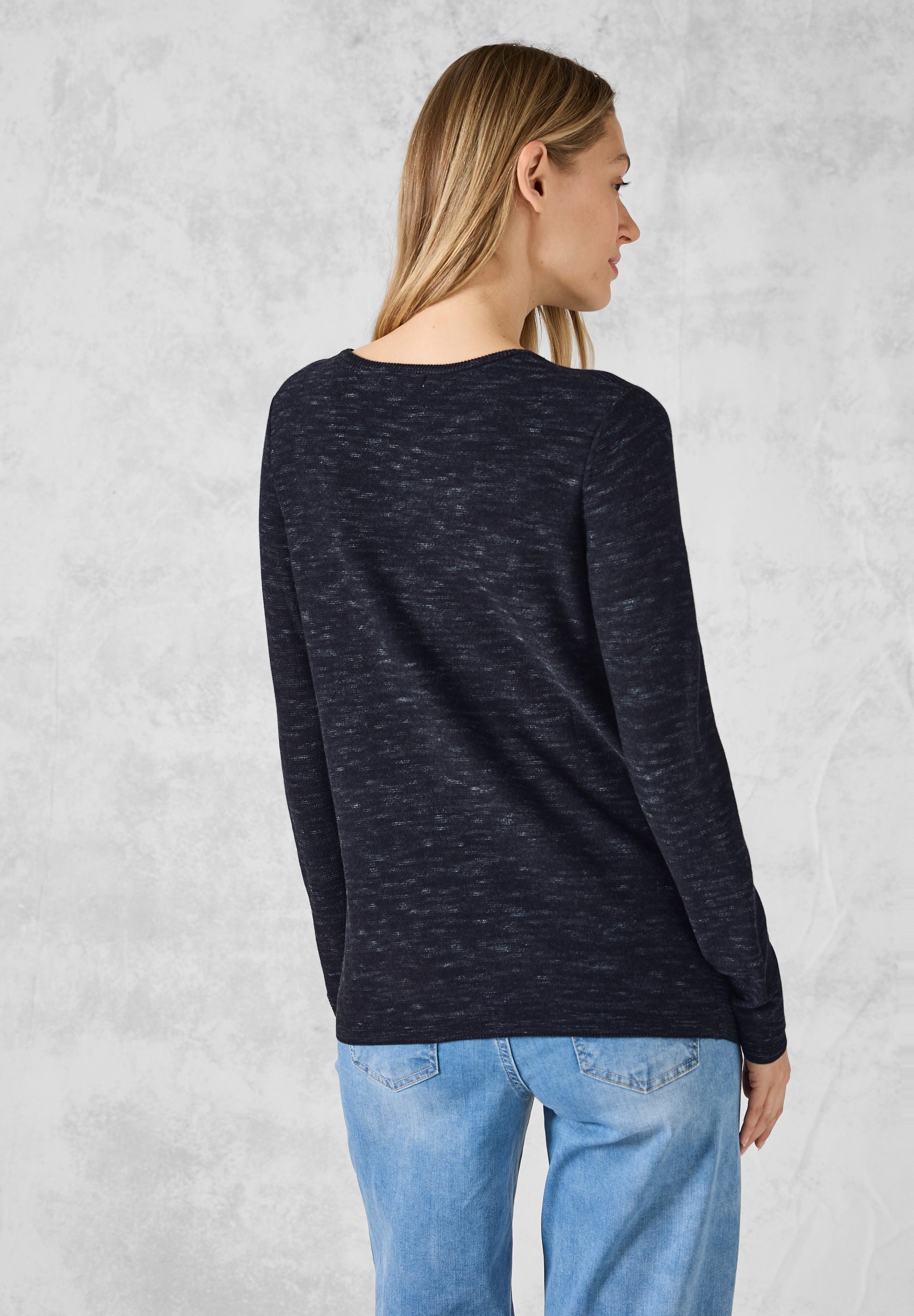 Cecil Strickpullover, mit Rundhalsausschnitt