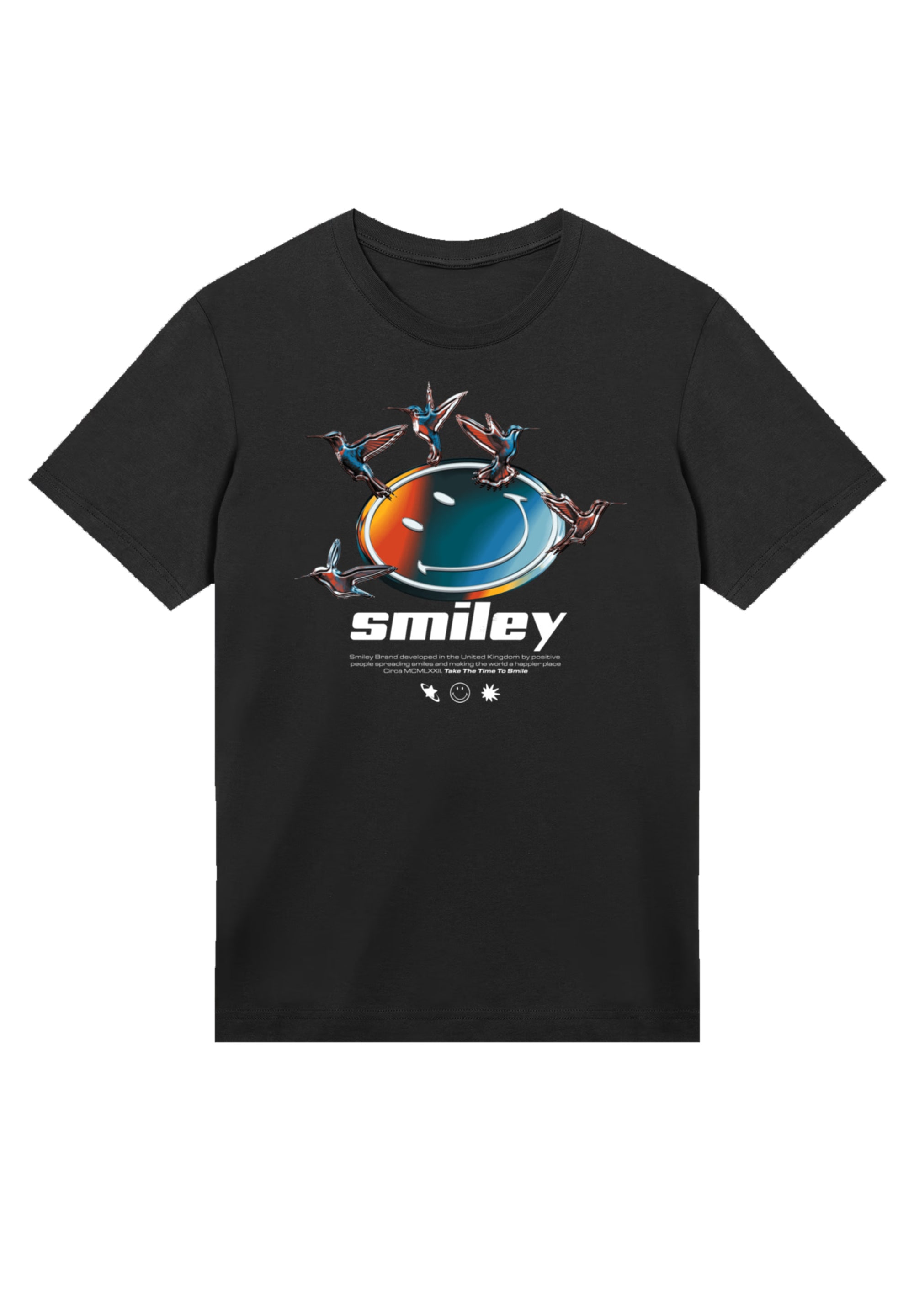 F4NT4STIC T-Shirt »Smiley Originals Take The Time To Smile«, Premium Qualität