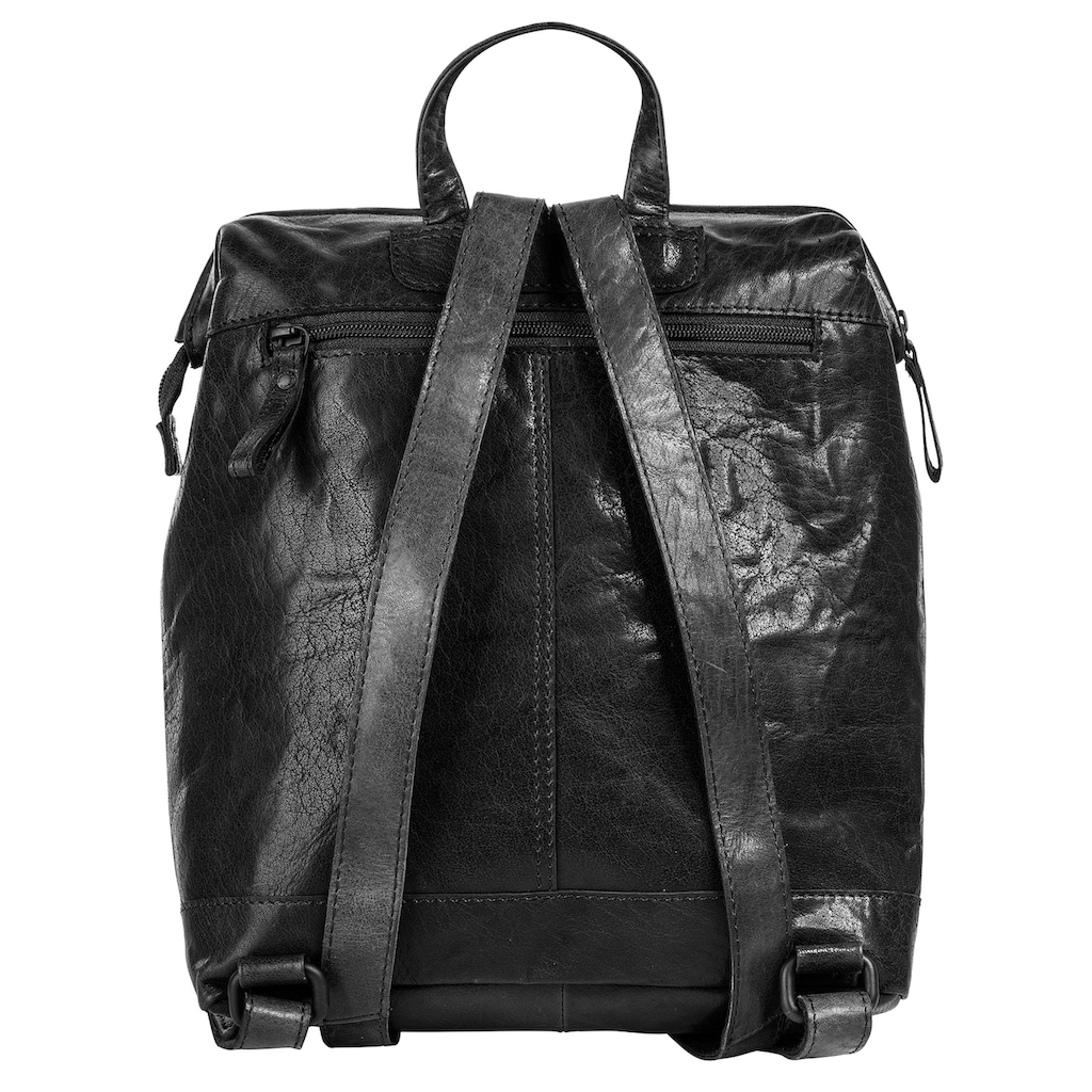 Spikes & Sparrow Cityrucksack, echt Leder