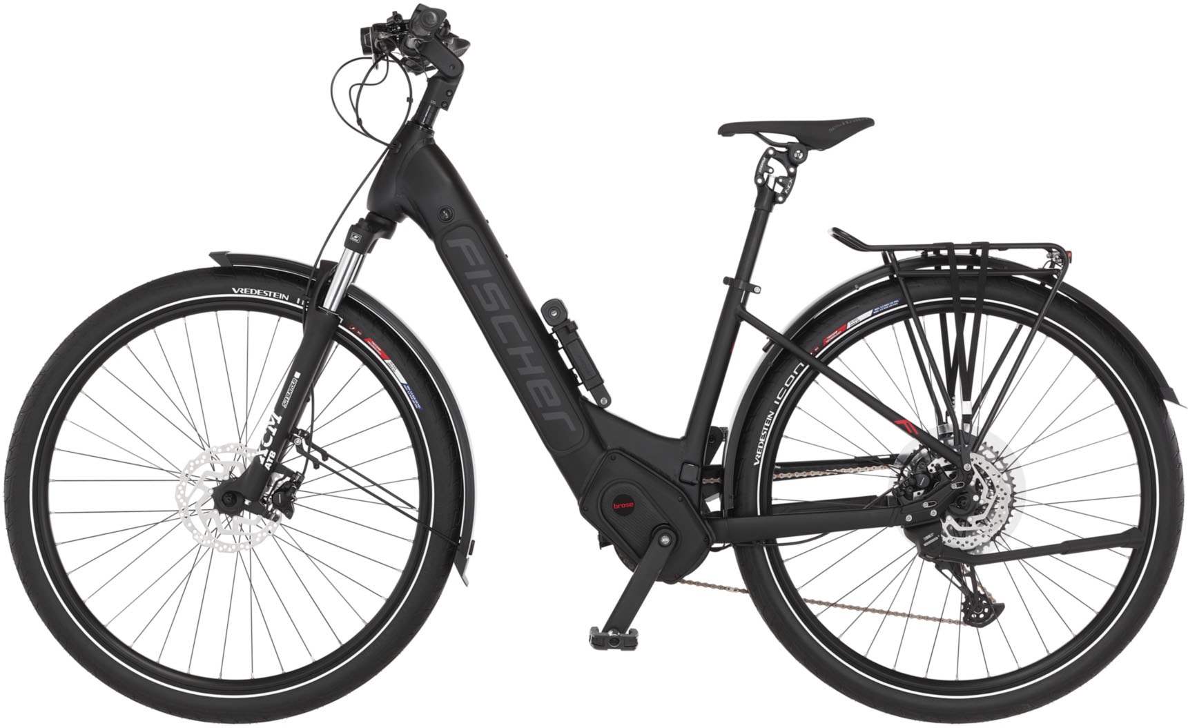 FISCHER Fahrrad E-Bike »VIATOR N100 43 711«, 12 Gang, SRAM, Schaltwerk SX EAGLE