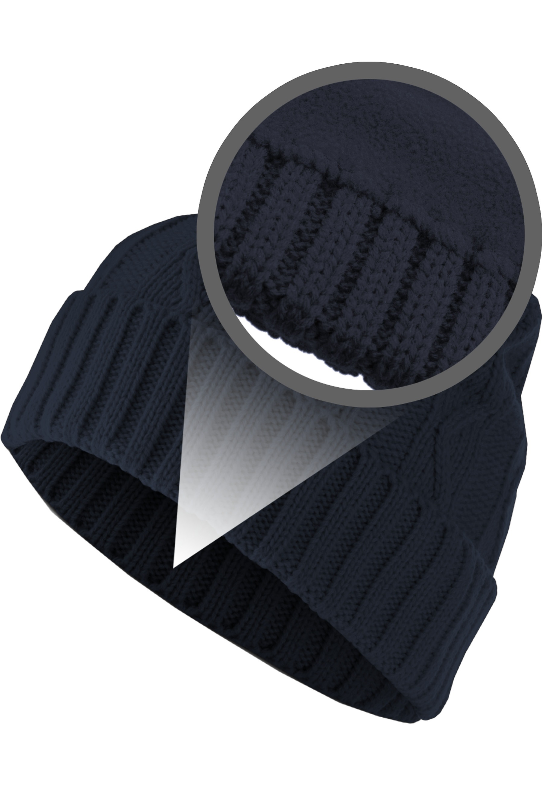 MSTRDS Beanie »MSTRDS Unisex Beanie Cable Flap« 1 Stk.