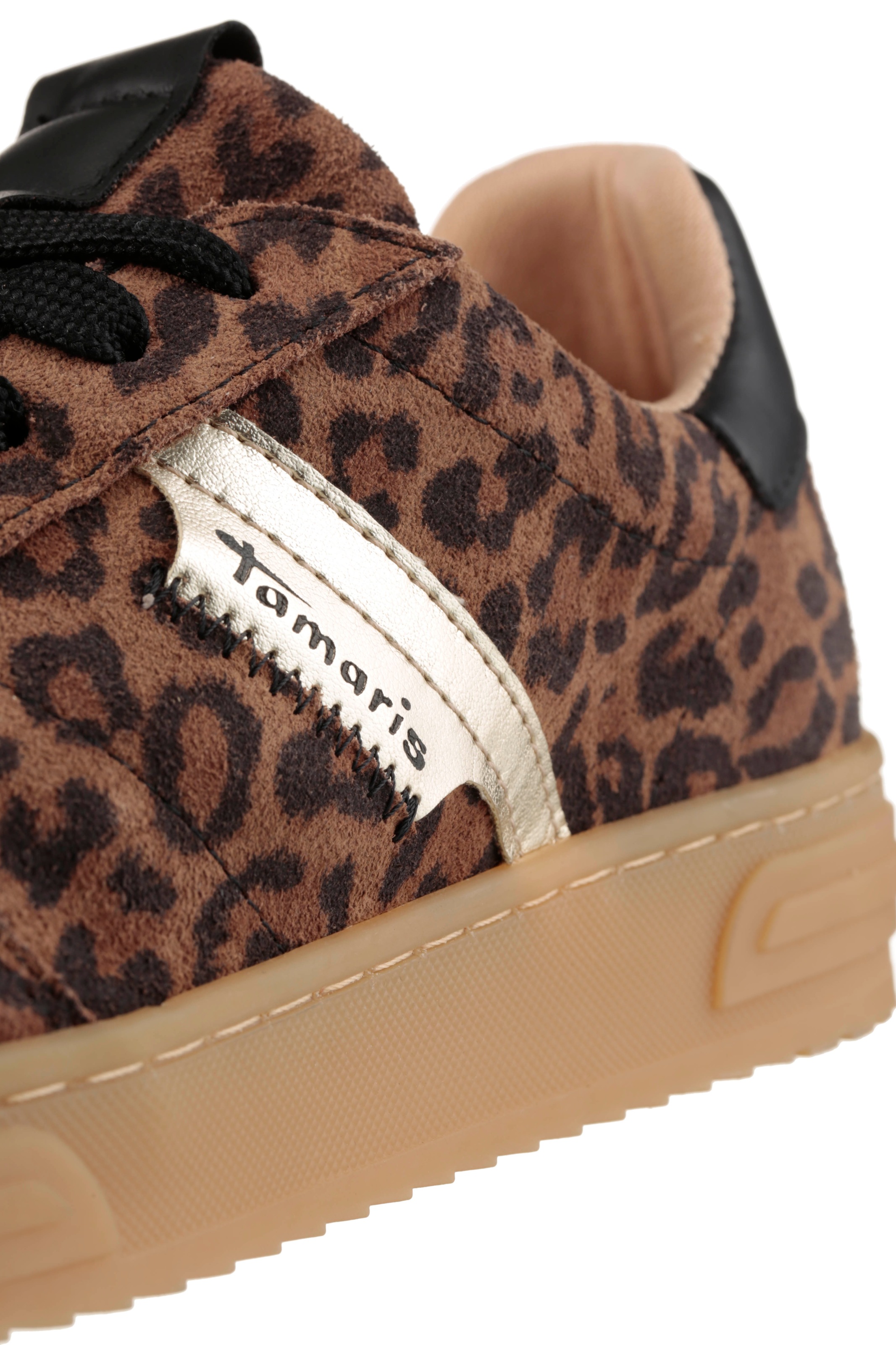 Thumbnail - Tamaris Plateausneaker, Freizeitschuh, Halbschuh, Schnürschuh im angesagten Animal Look