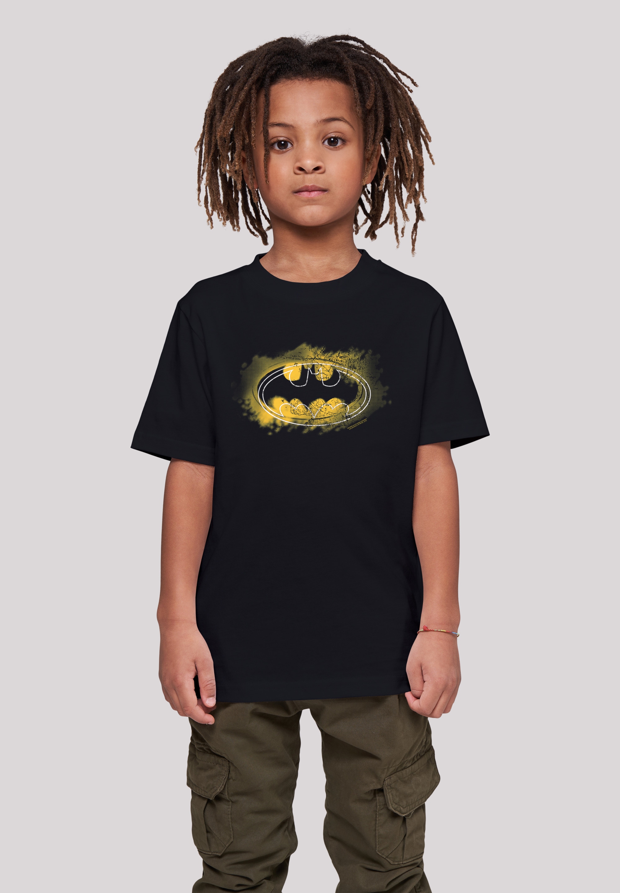 »DC Merch | Unisex Logo«, Batman kaufen T-Shirt Comics Spray F4NT4STIC Kinder,Premium ,Jungen,Mädchen,Bedruckt BAUR