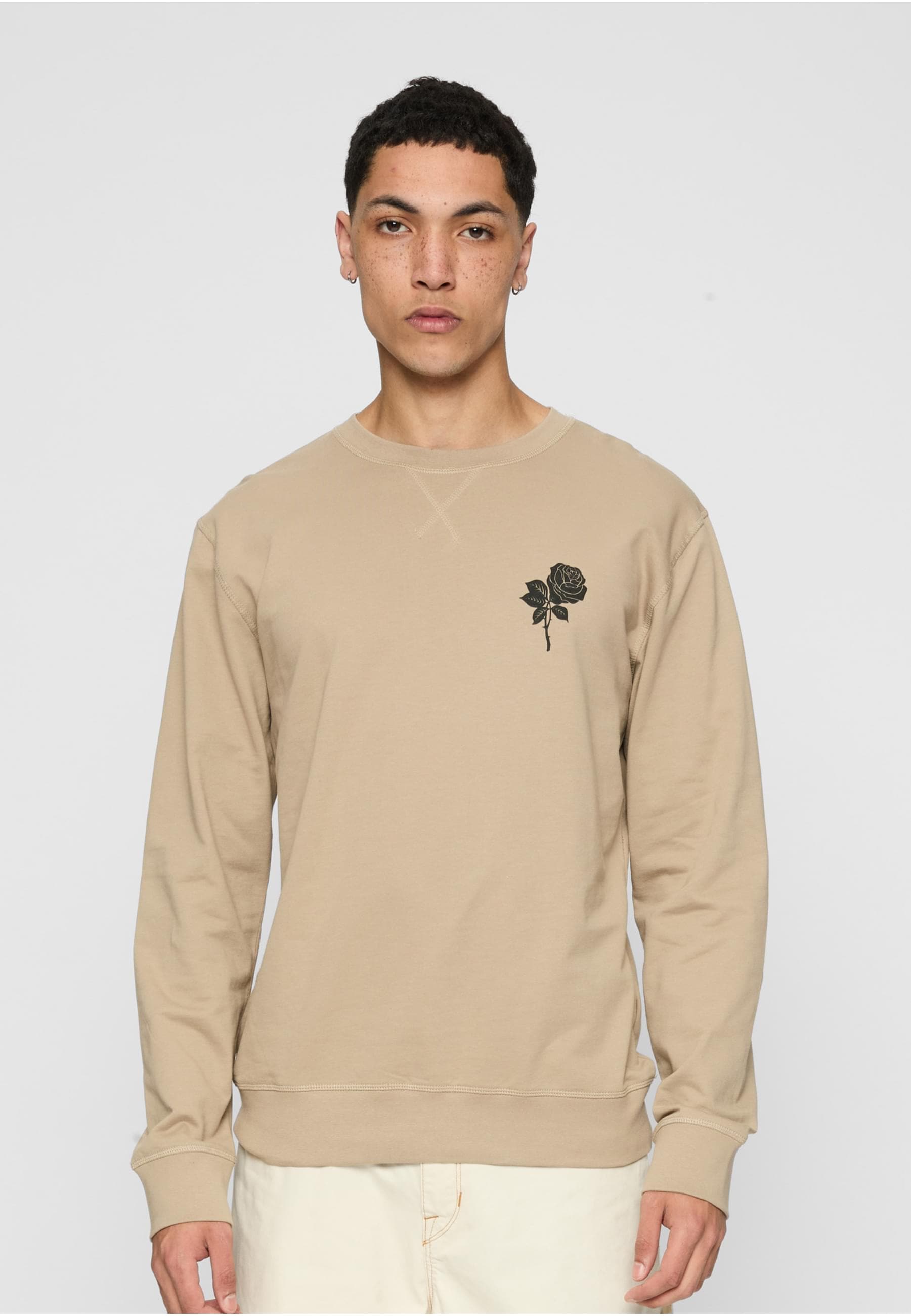 MisterTee Rundhalspullover »MisterTee Herren Wasted Youth Crewneck«, (1 tlg.)
