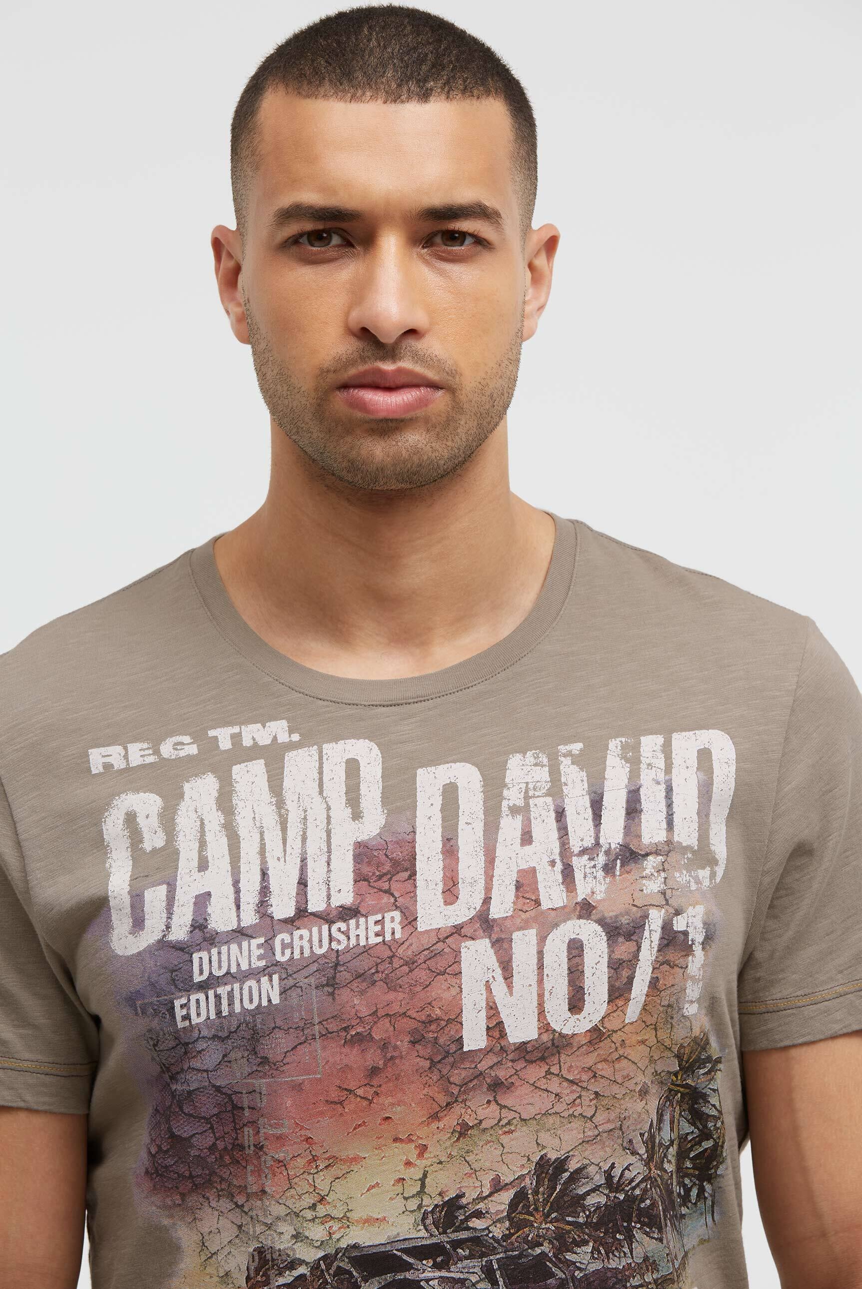 CAMP DAVID Rundhalsshirt aus Baumwolle