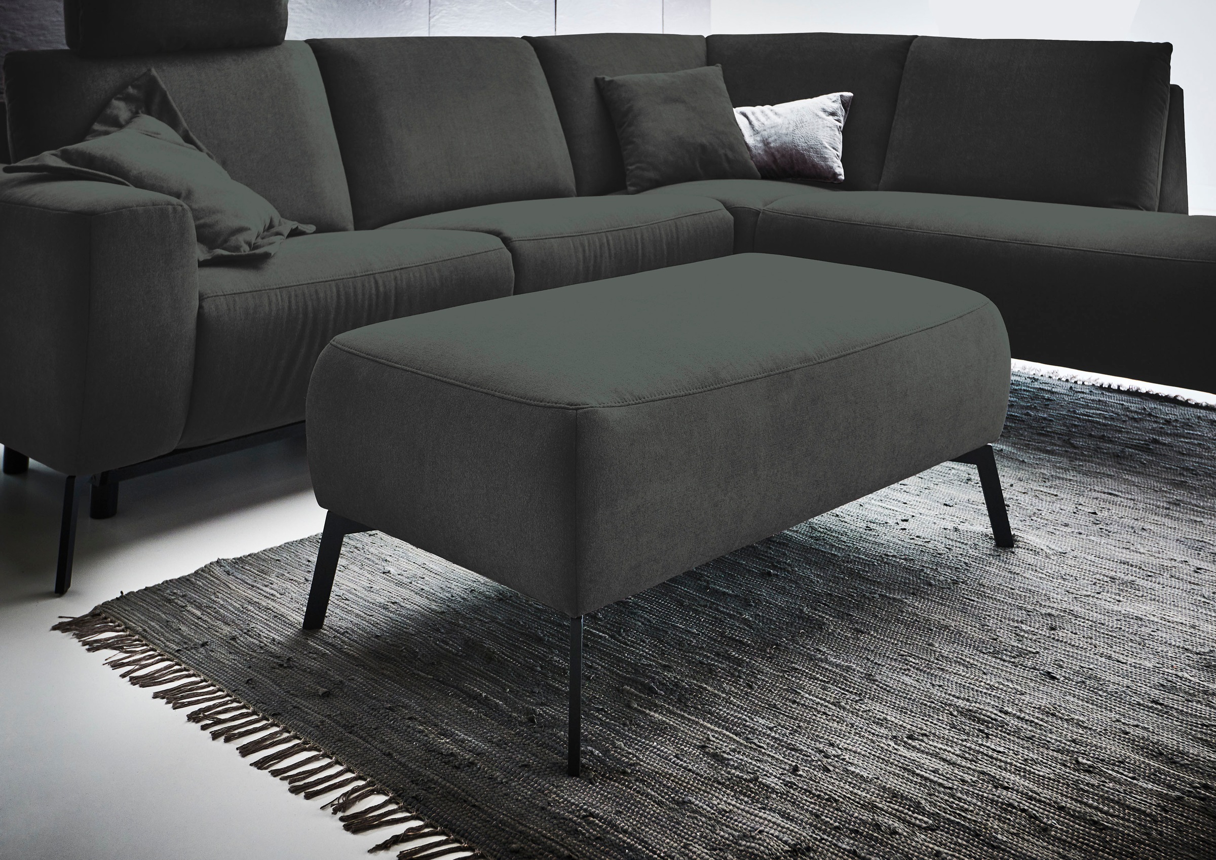 Home affaire Polsterhocker "Bellini" passend zur Serie "Bellini", Easy Care günstig online kaufen