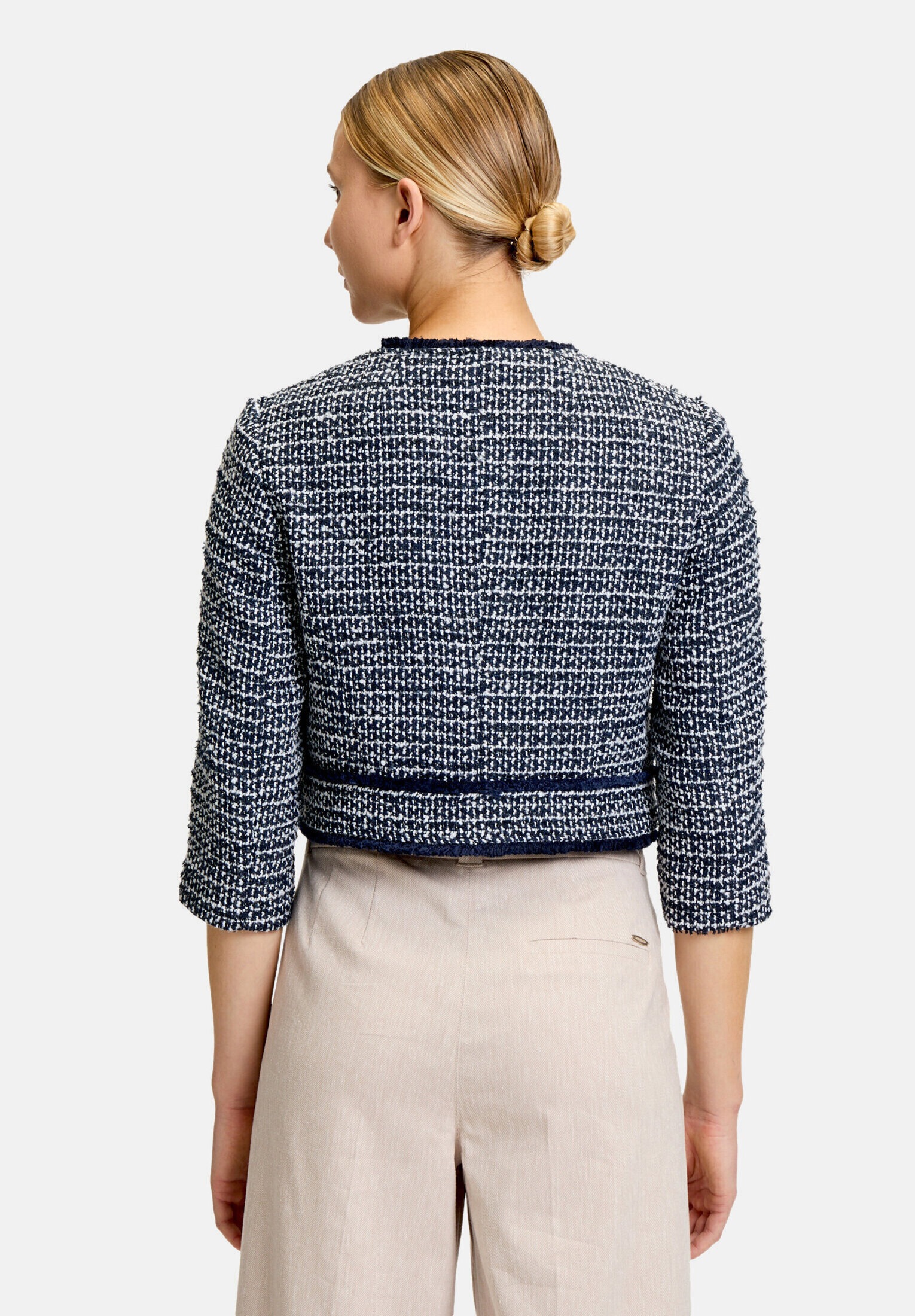 Betty&Co Jackenblazer »Damen mit aufgesetzten Taschen« Material